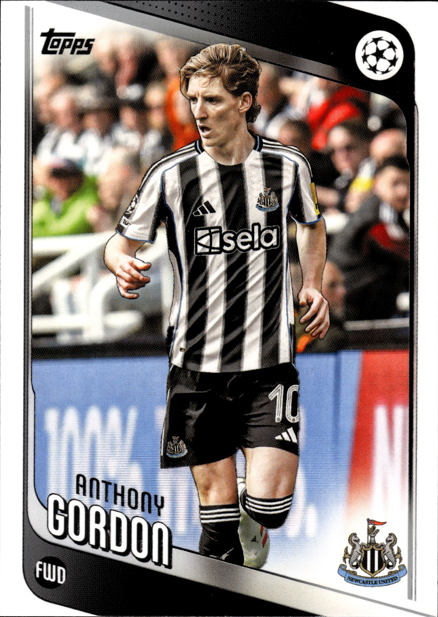 Anthony Gordon - Topps UEFA Club Competitions Base Set 2025-26, Nr. 159 (Art.-Nr. SG109256)