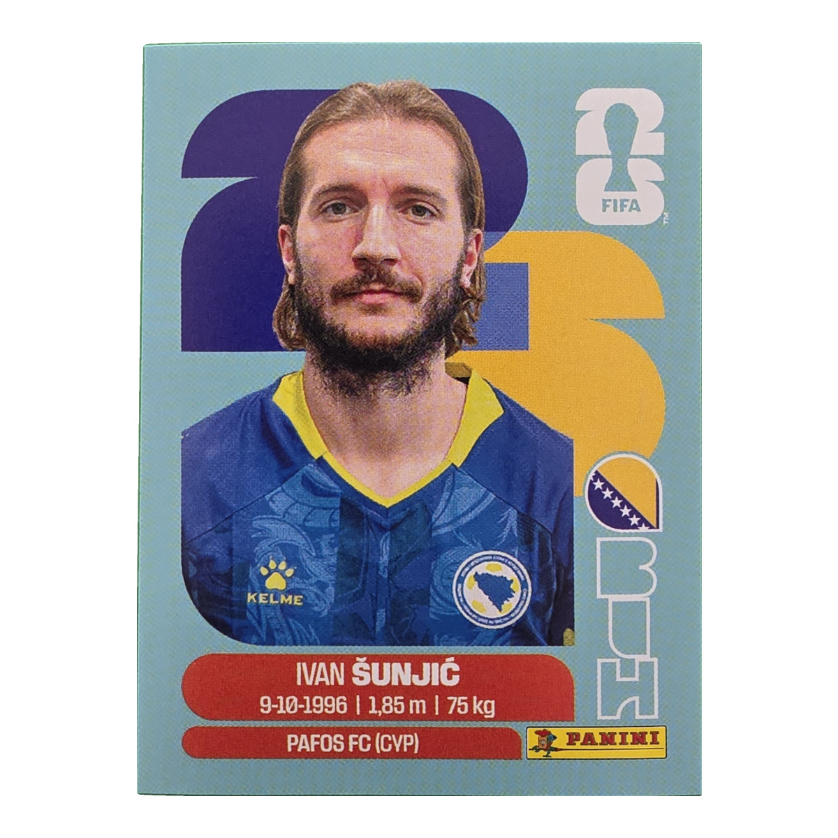 Ivan Sunjic - Bosnien und Herzegowina, FIFA WM 2026, Nr. BIH11
