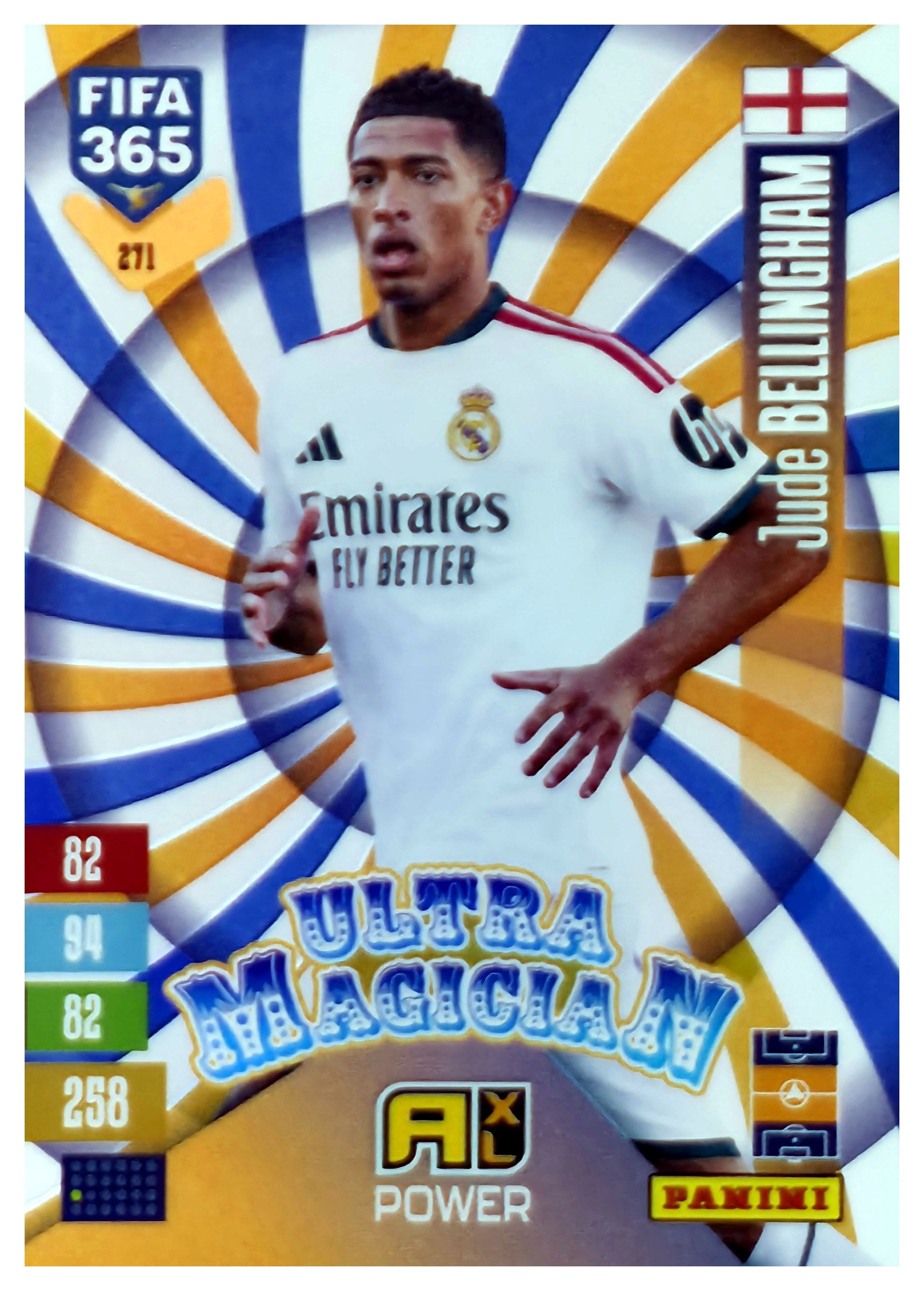 Jude Bellingham - Panini Adrenalyn XL FIFA 365 Ultra Magician 2026-27, Nr. 271 – Insert