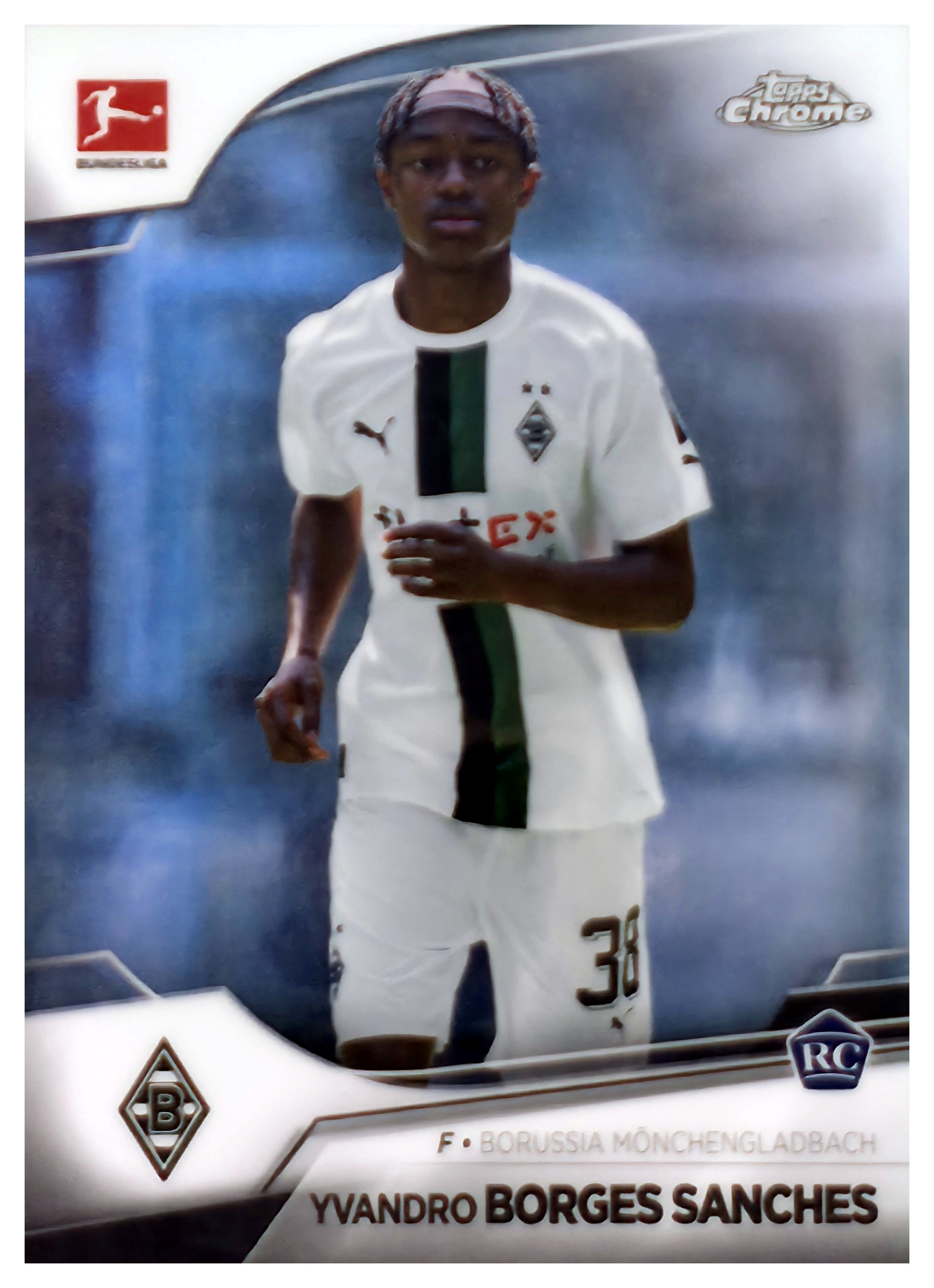 Yvandro Borges Sanches - Topps Chrome Bundesliga Base Set 2022-23, Nr. 75 – Rookie Card (Art.-Nr. SG109494)