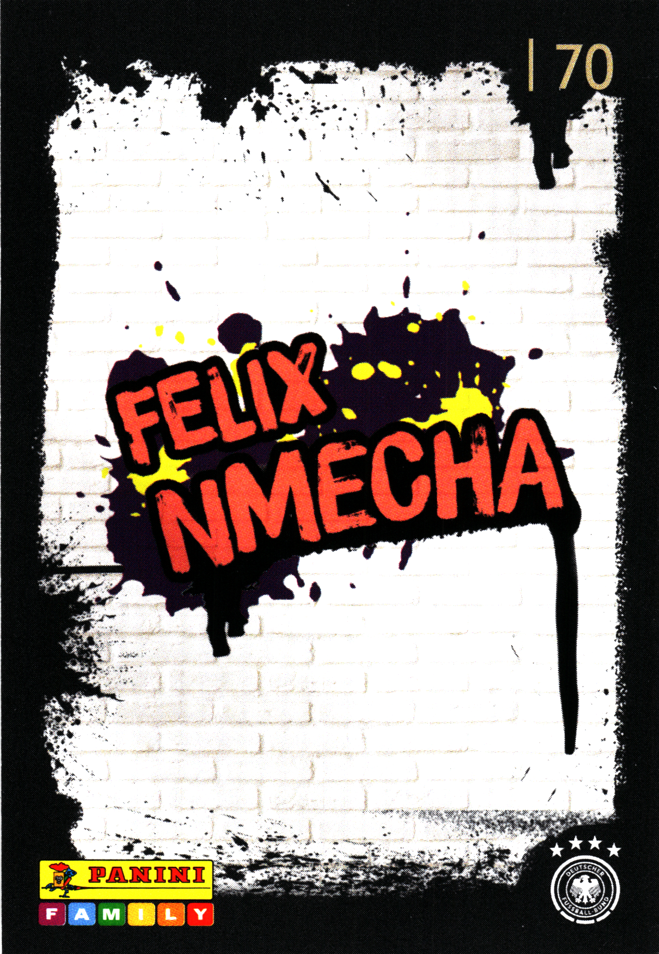 Felix Nmecha - Panini FIFA World Cup DFB-Sammelkarten 2026, Nr. 70 – Chrome