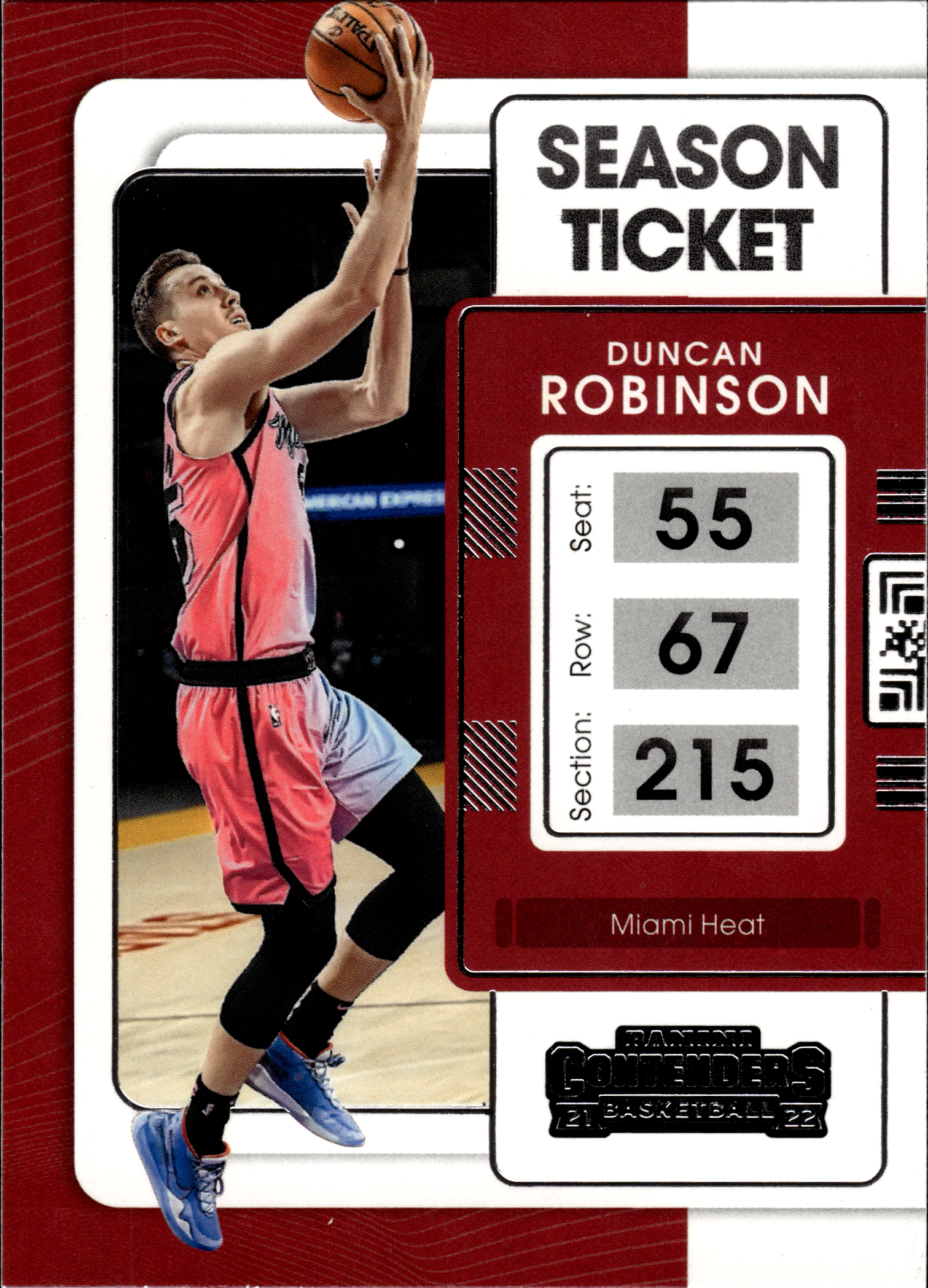 Duncan Robinson - Panini Contenders Season Ticket 2021-22, Nr. 33 (Art.-Nr. SG103603)