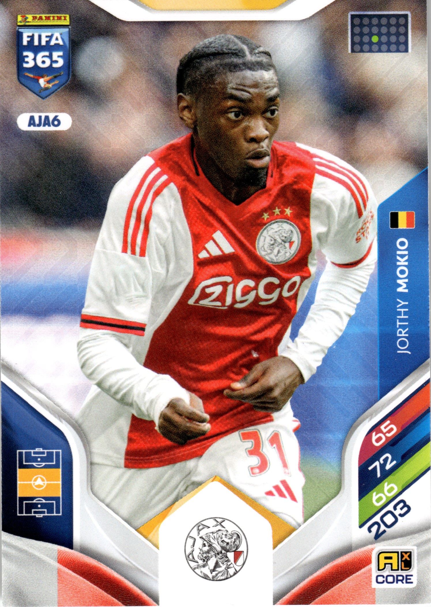 Jorthy Mokio - Panini Adrenalyn XL FIFA 365 Base Set 2026, Nr. AJA6 (Art.-Nr. SG107812)