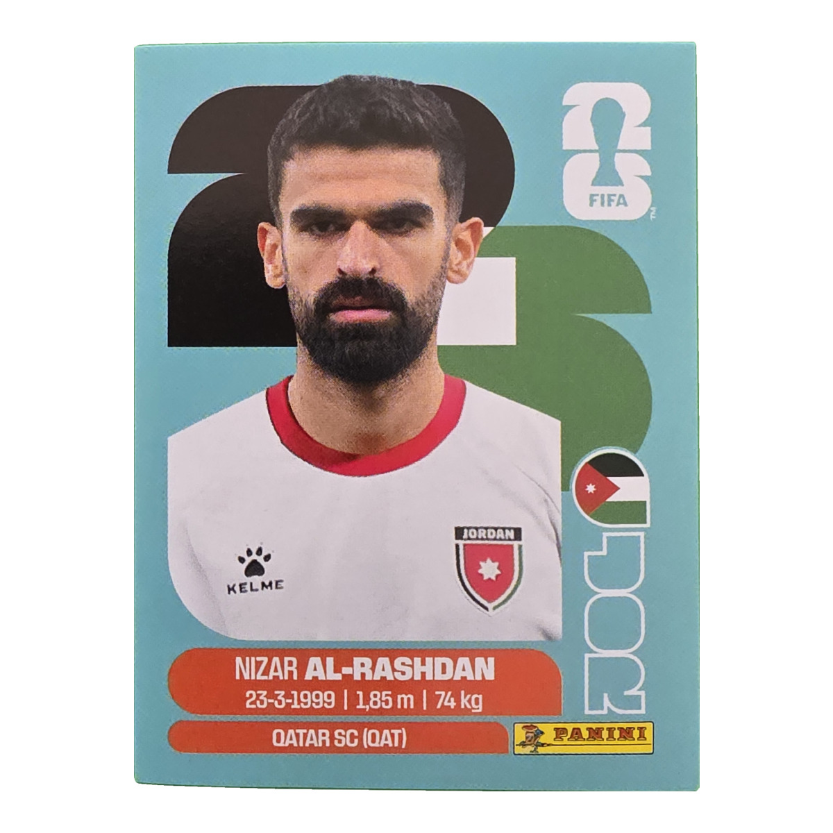 Nizar Al-Rashdan - Jordanien, FIFA WM 2026, Nr. JOR10
