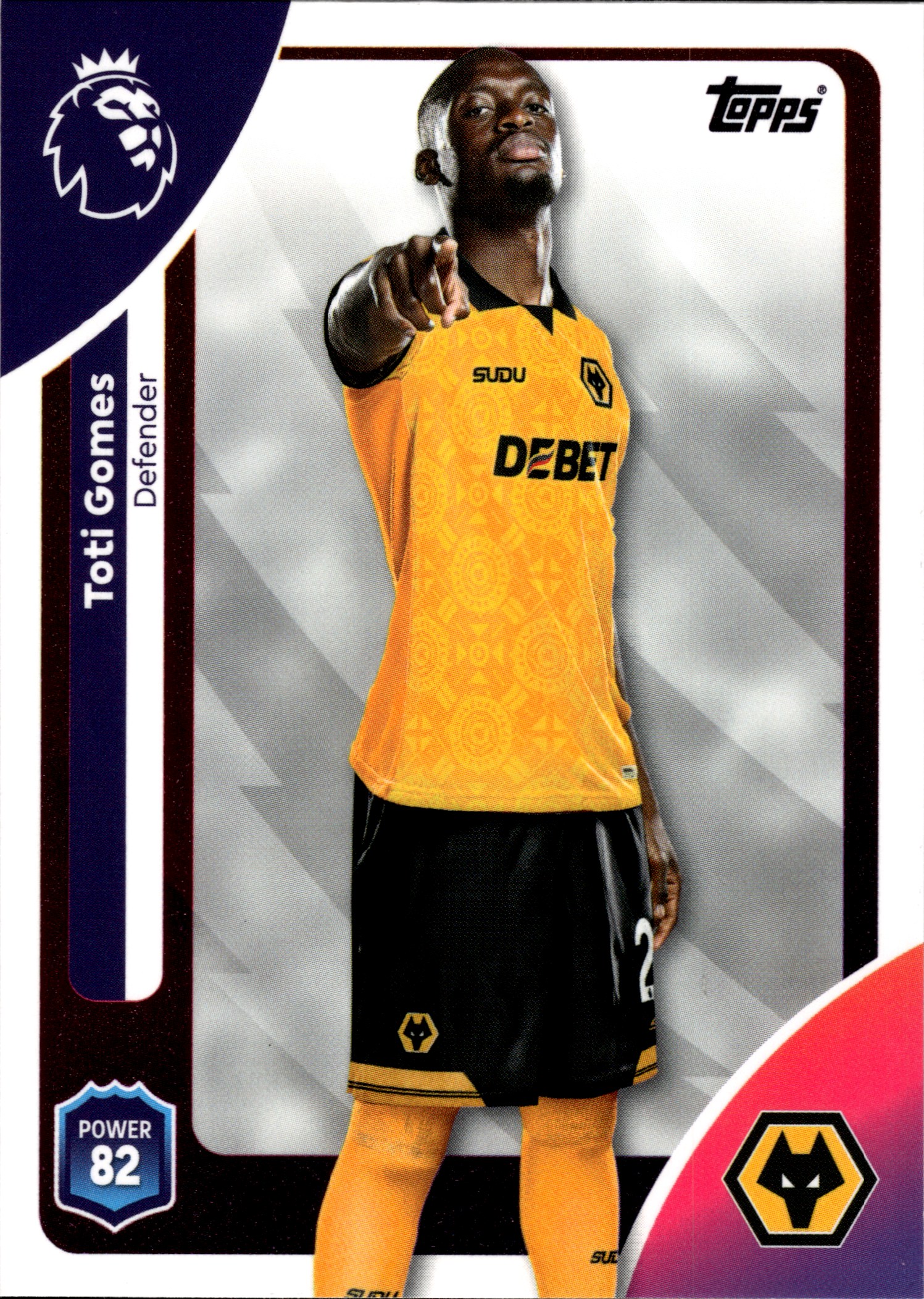 Toti Gomes - Topps Match Attax Premier League Base Set 2025-26, Nr. 294 (Art.-Nr. SG109893)