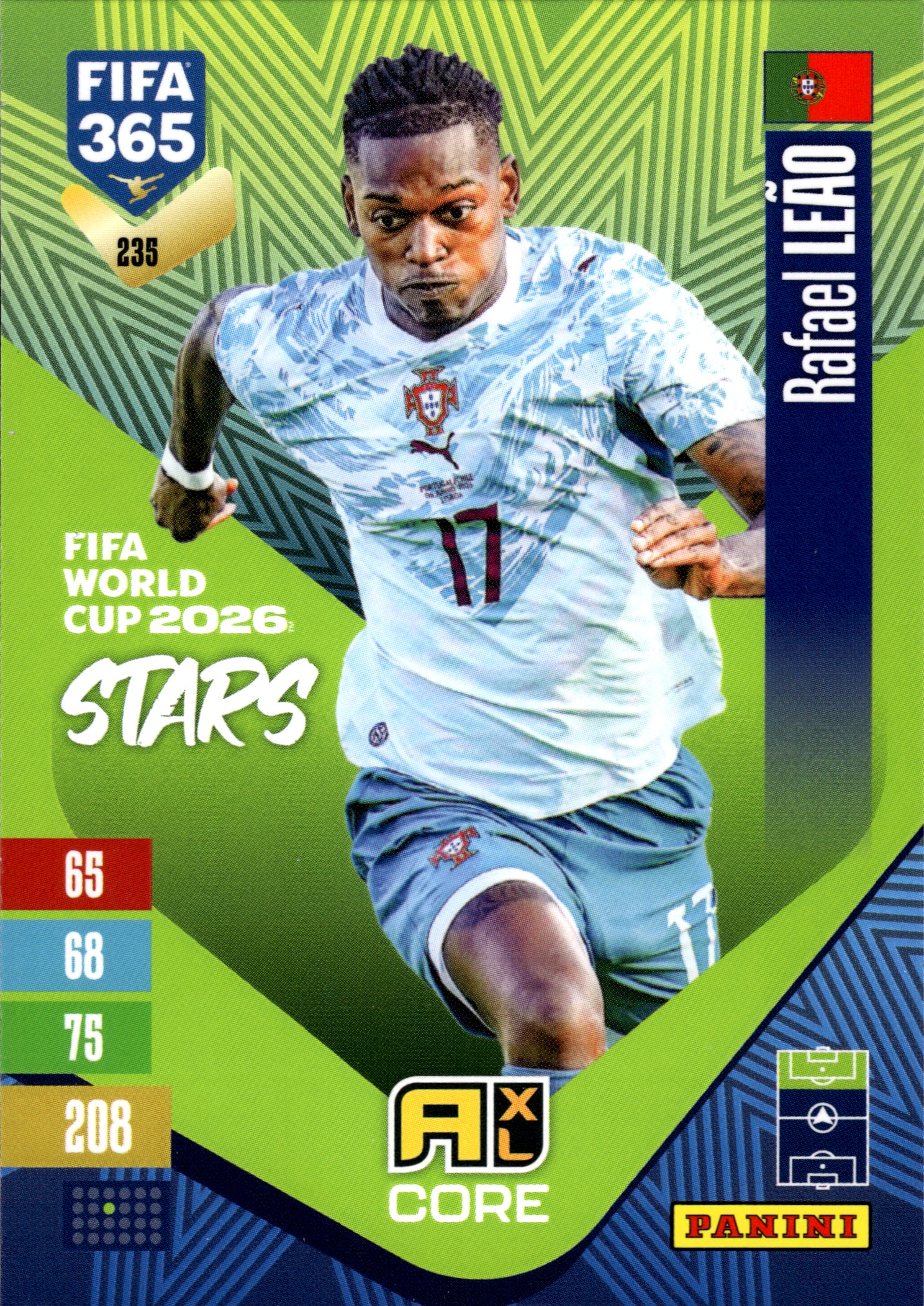 Rafael Leão - Panini Adrenalyn XL FIFA 365 FIFA World Cup 2026 Stars 2026-27, Nr. 235 (Art.-Nr. SG110293)
