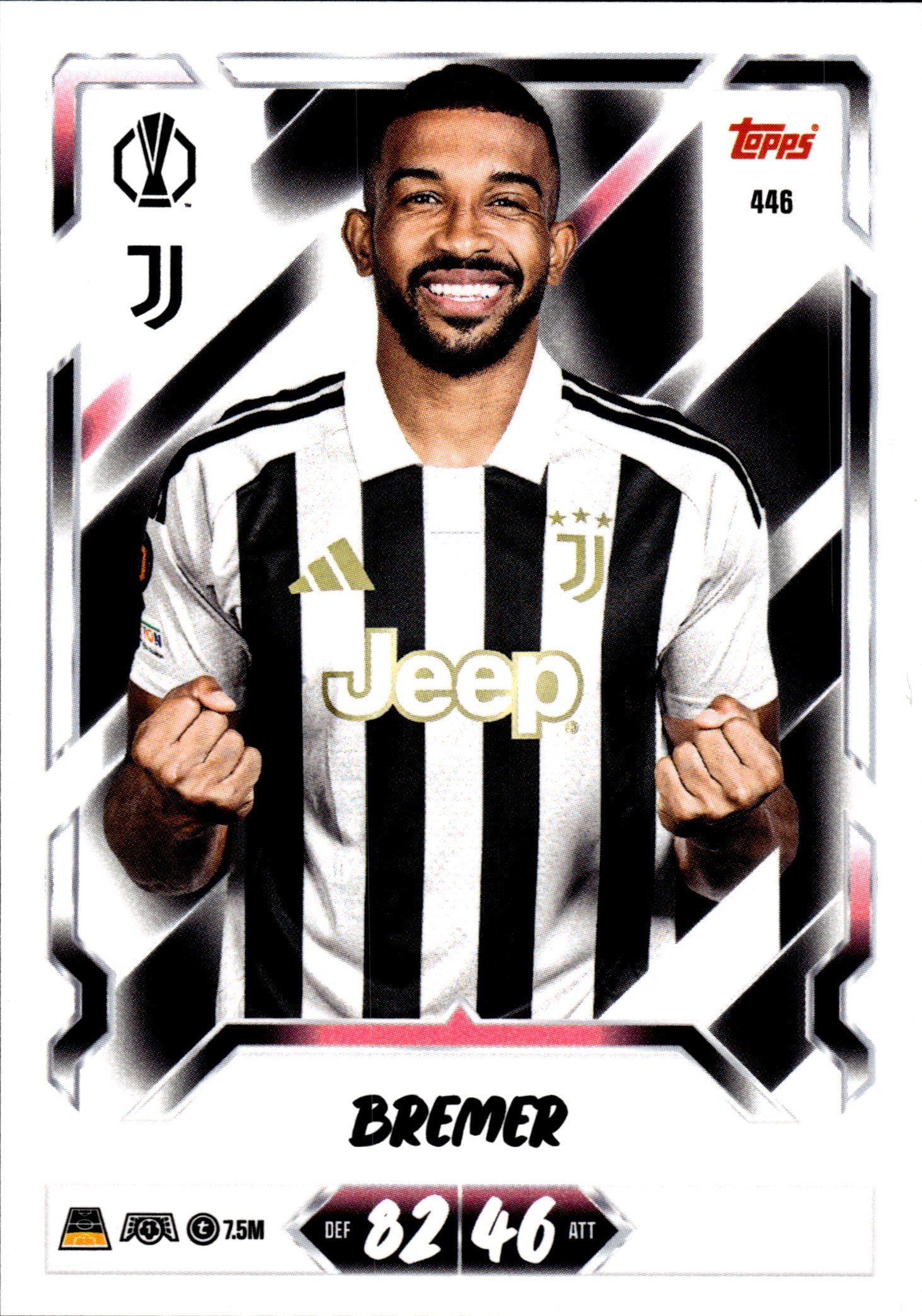 Bremer - Topps Match Attax UEFA Club Competitions Base Set 2026-27, Nr. 446 (Art.-Nr. SG107188)