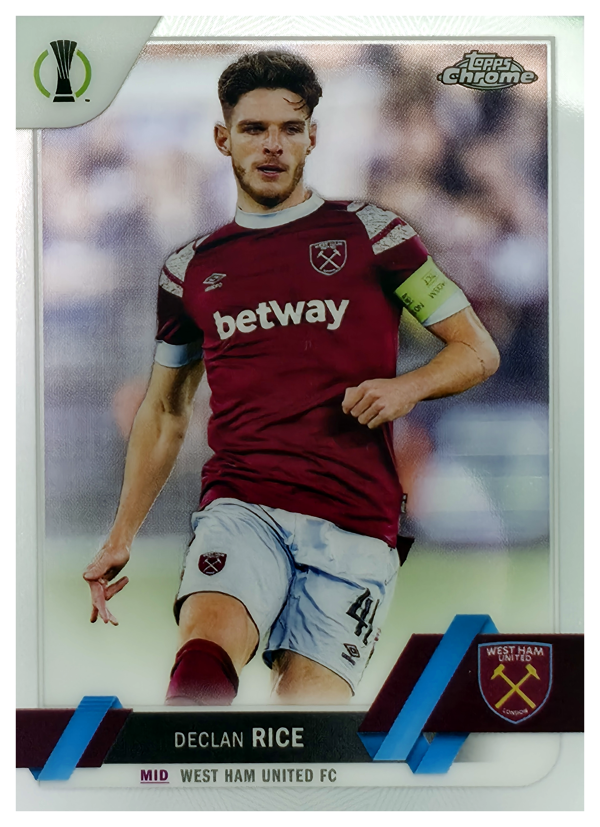 Declan Rice - Topps Chrome UEFA Club Competitions Base Set 2022-23, Nr. 41 (Art.-Nr. SG105793)