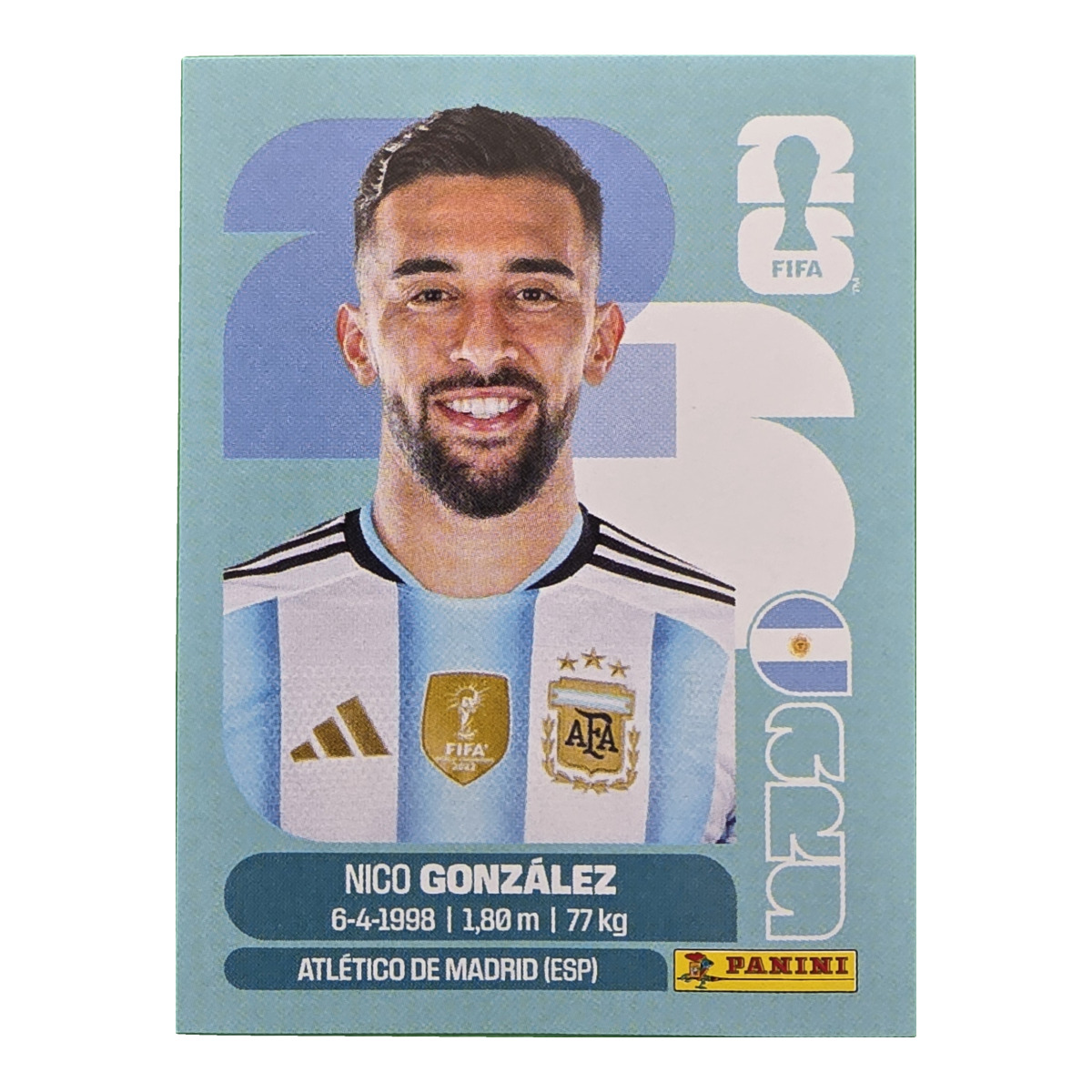 Nico Gonzalez - Argentinien, FIFA WM 2026, Nr. ARG16