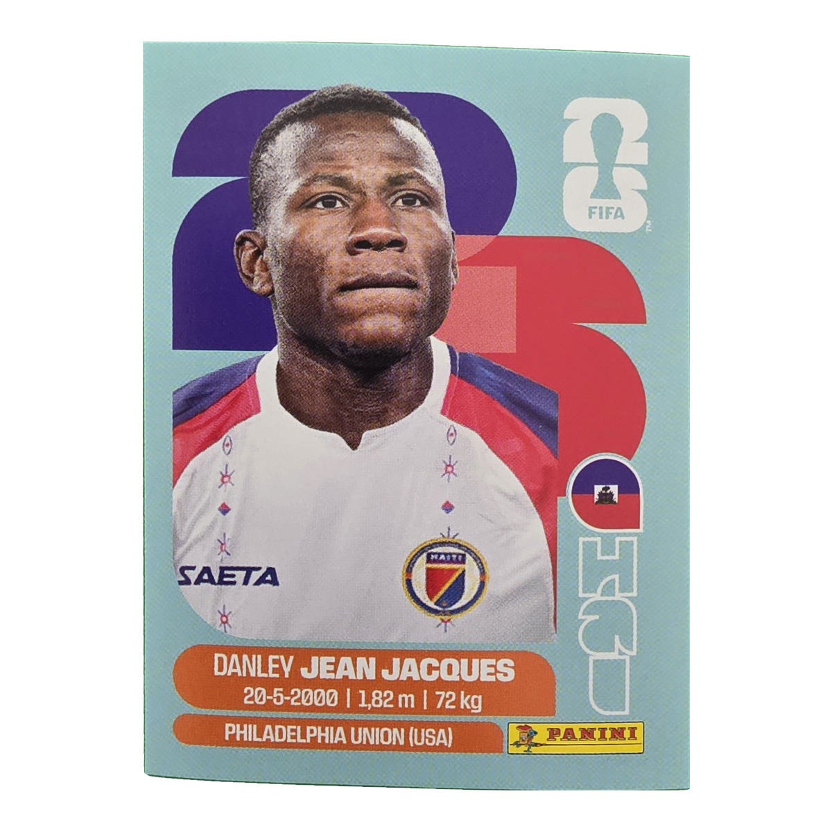 Danley Jean Jacques - Haiti, FIFA WM 2026, Nr. HAI11