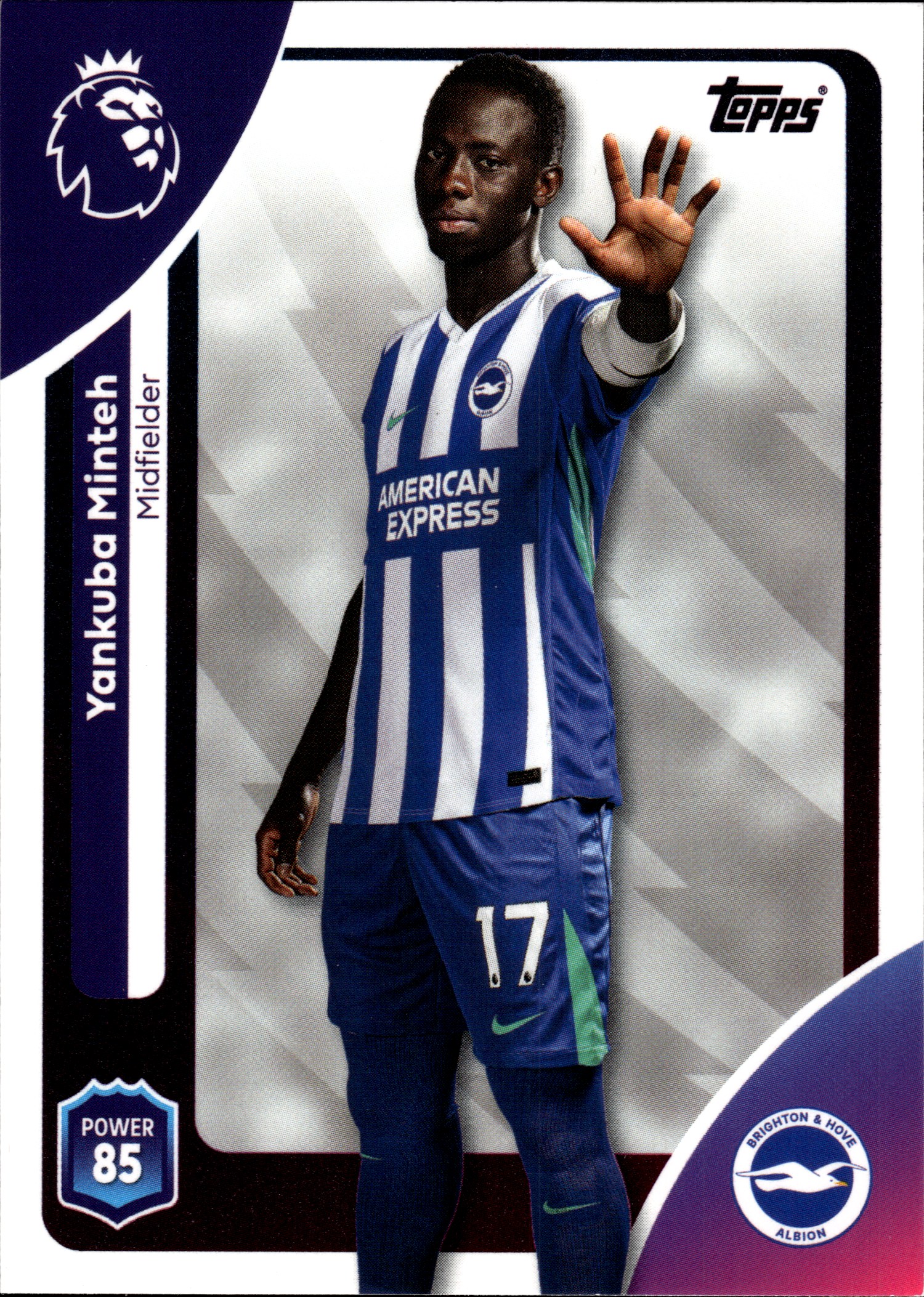 Yankuba Minteh - Topps Match Attax Premier League Base Set 2025-26, Nr. 79 (Art.-Nr. SG109916)