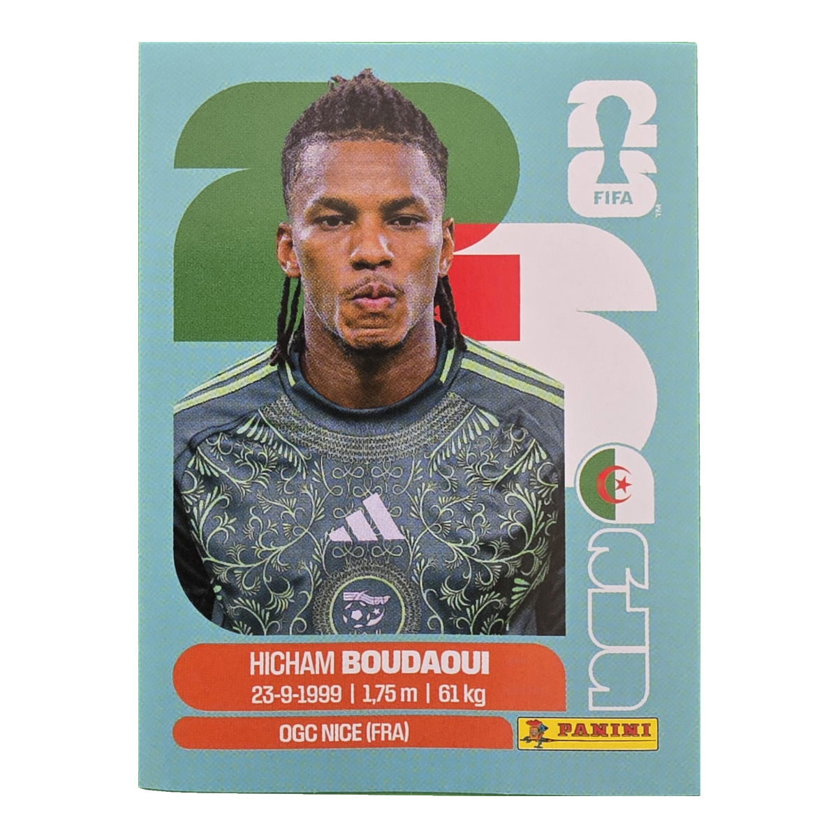 Hicham Boudaoui - Algerien, FIFA WM 2026, Nr. ALG10