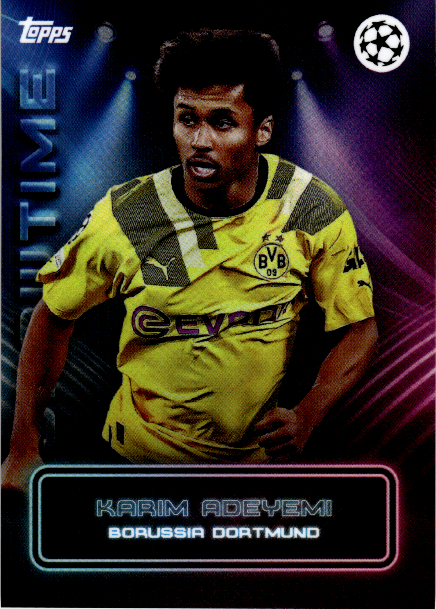 Karim Adeyemi - Topps UEFA Club Competitions Showtime 2023-24 (Art.-Nr. SG102948)