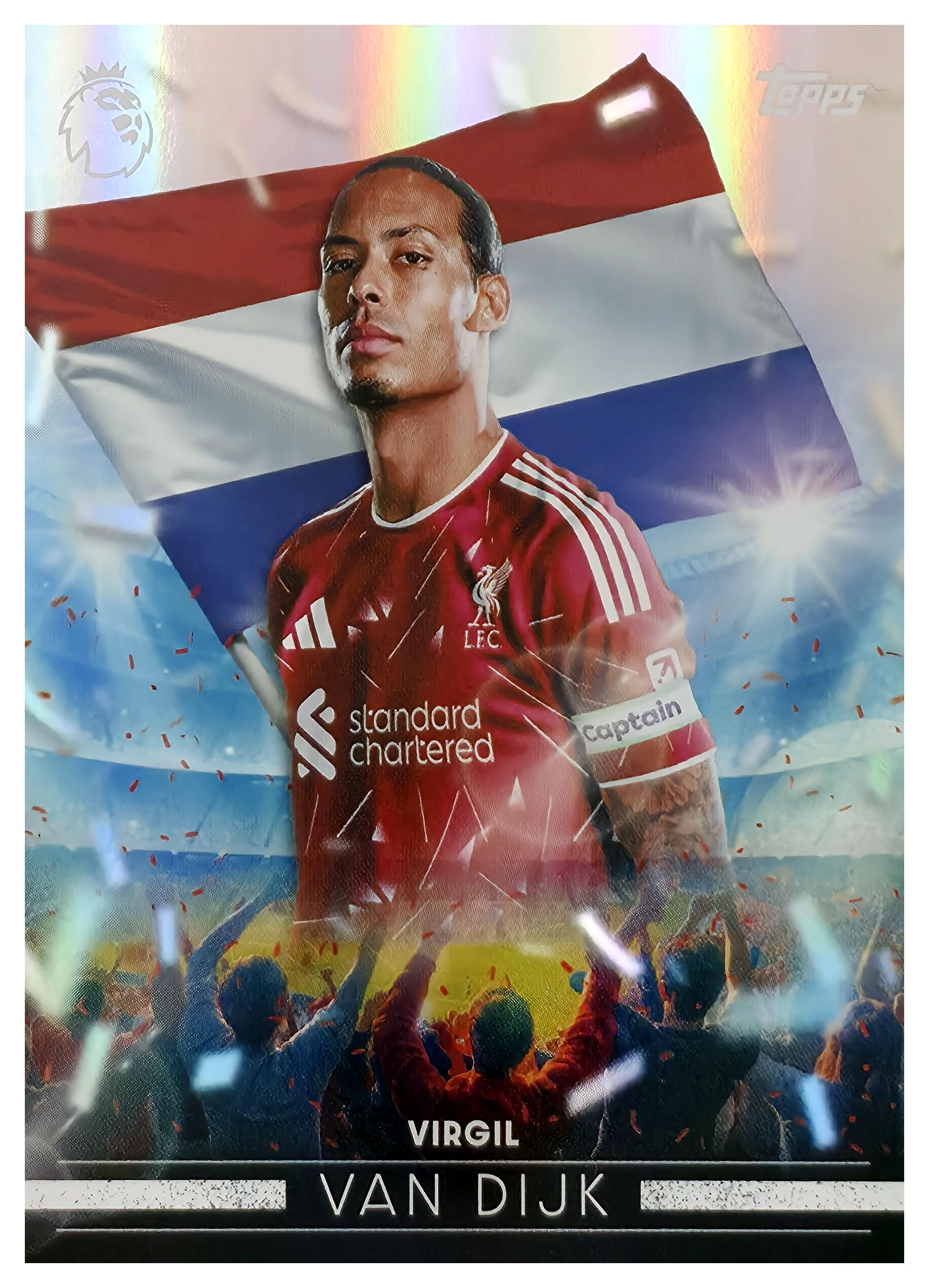 Virgil van Dijk - Topps Flagship Premier League Flying the Flag 2026-27, Nr. FF 16 – Insert (Art.-Nr. SG105182)