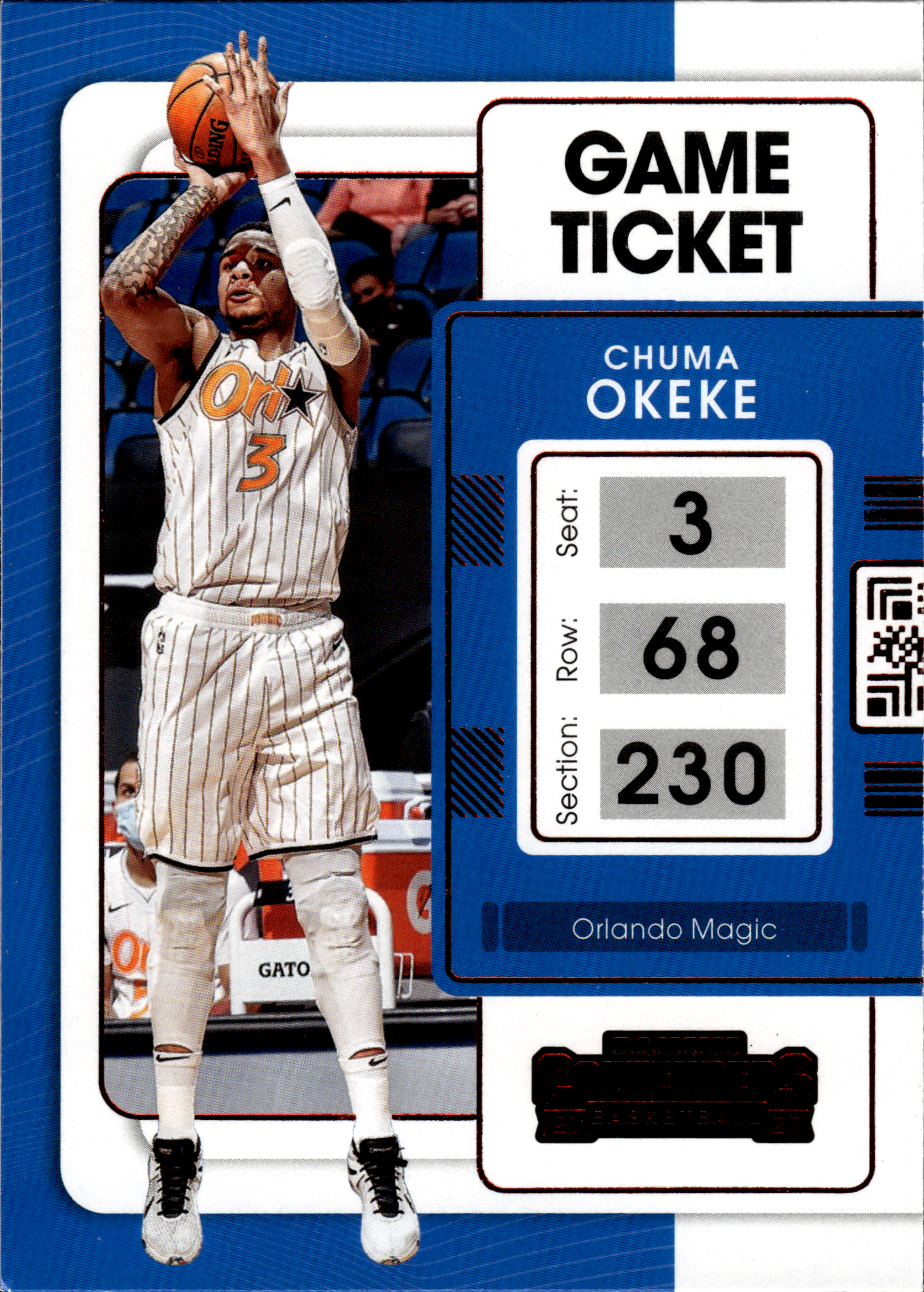 Chuma Okeke - Panini Contenders Game Ticket 2021-22, Nr. 37 (Art.-Nr. SG103767)