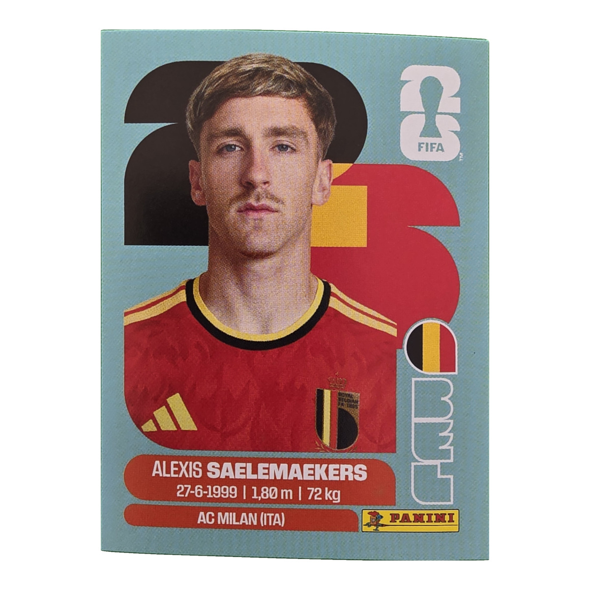 Alexis Saelemaekers - Belgien, FIFA WM 2026, Nr. BEL12