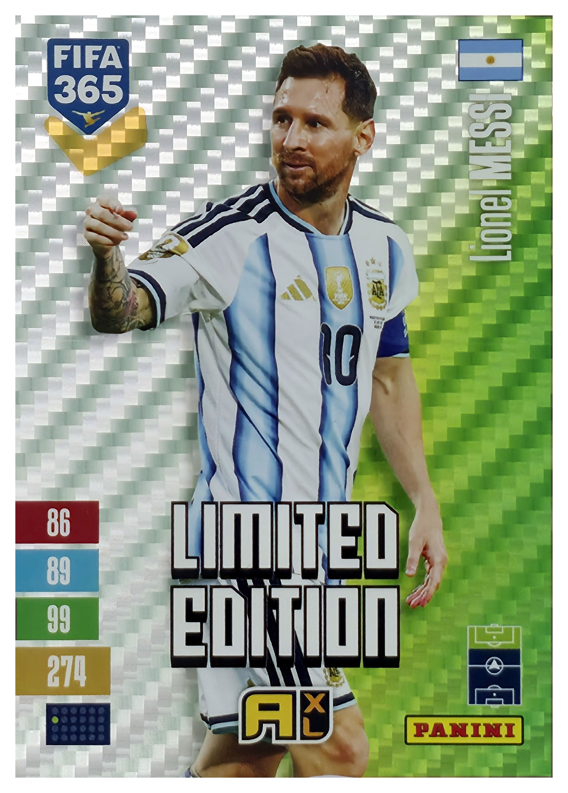 Lionel Messi - Panini Adrenalyn XL FIFA 365 Limited Edition 2026-27 (Insert)