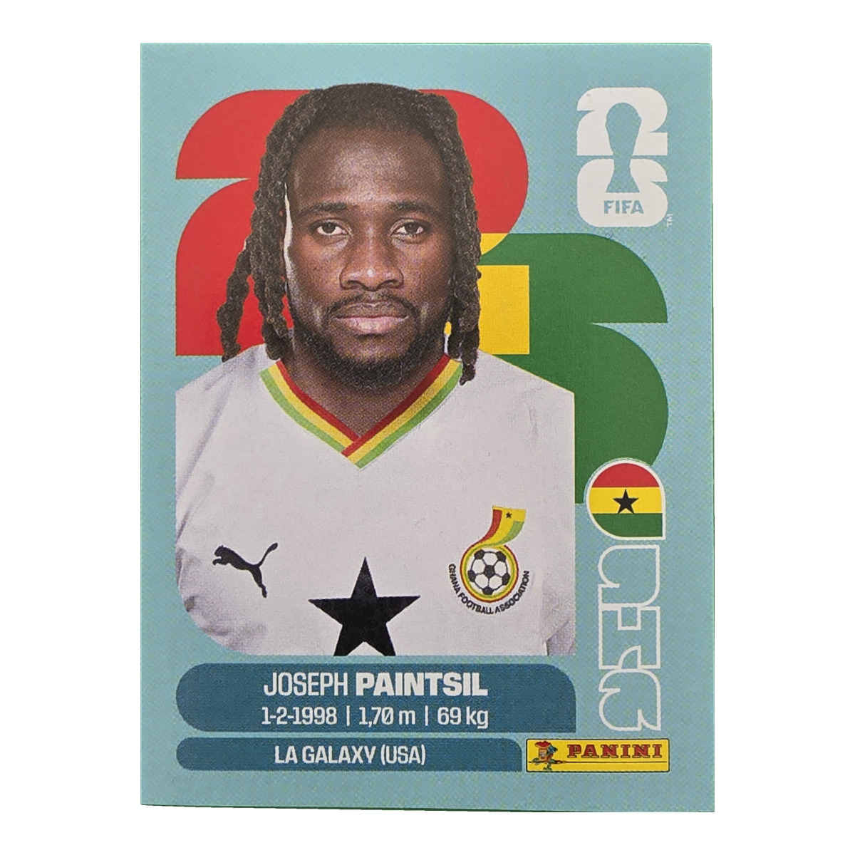 Joseph Paintsil - Ghana, FIFA WM 2026, Nr. GHA18