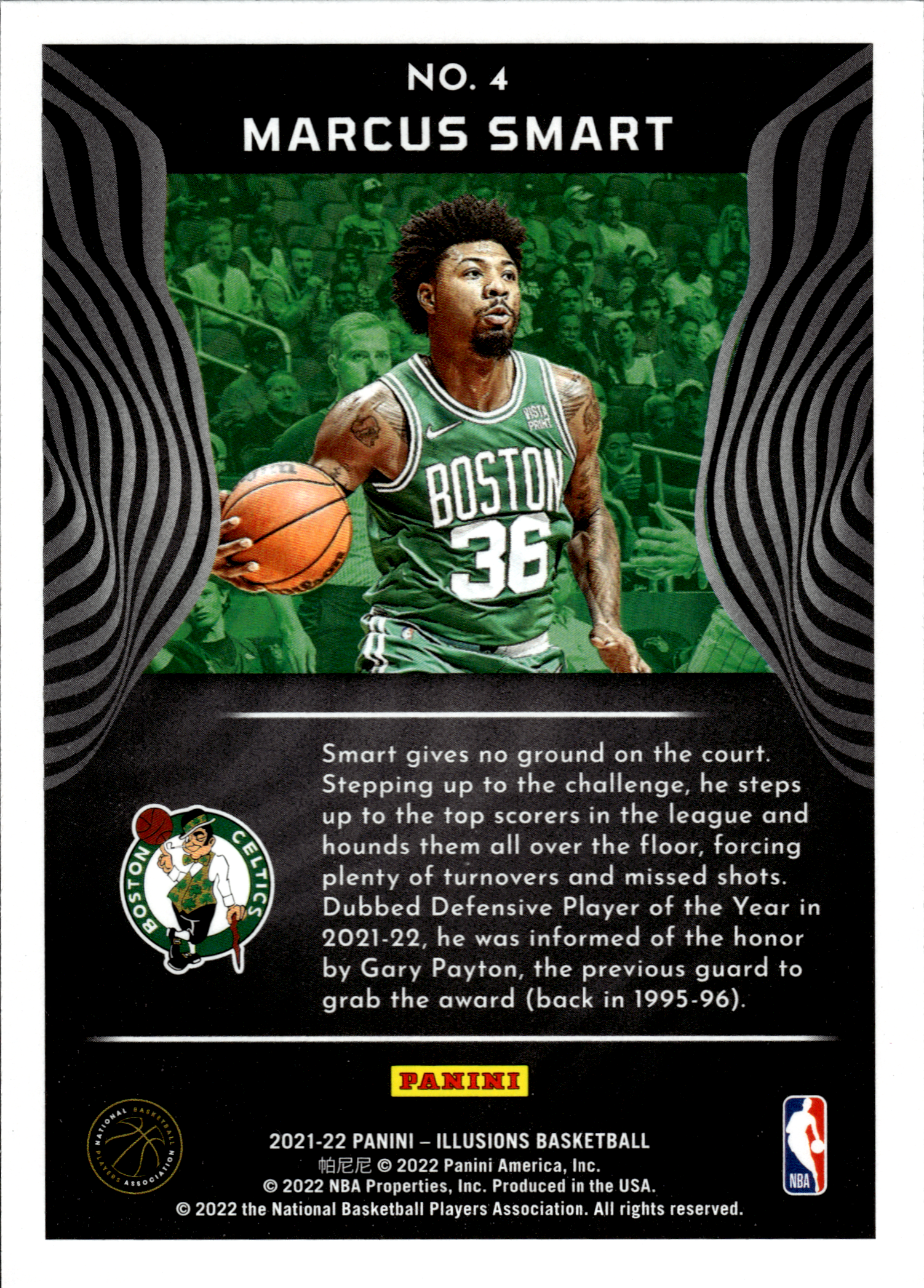 Marcus Smart - Panini Illusions Base Set 2021-22, Nr. 4
