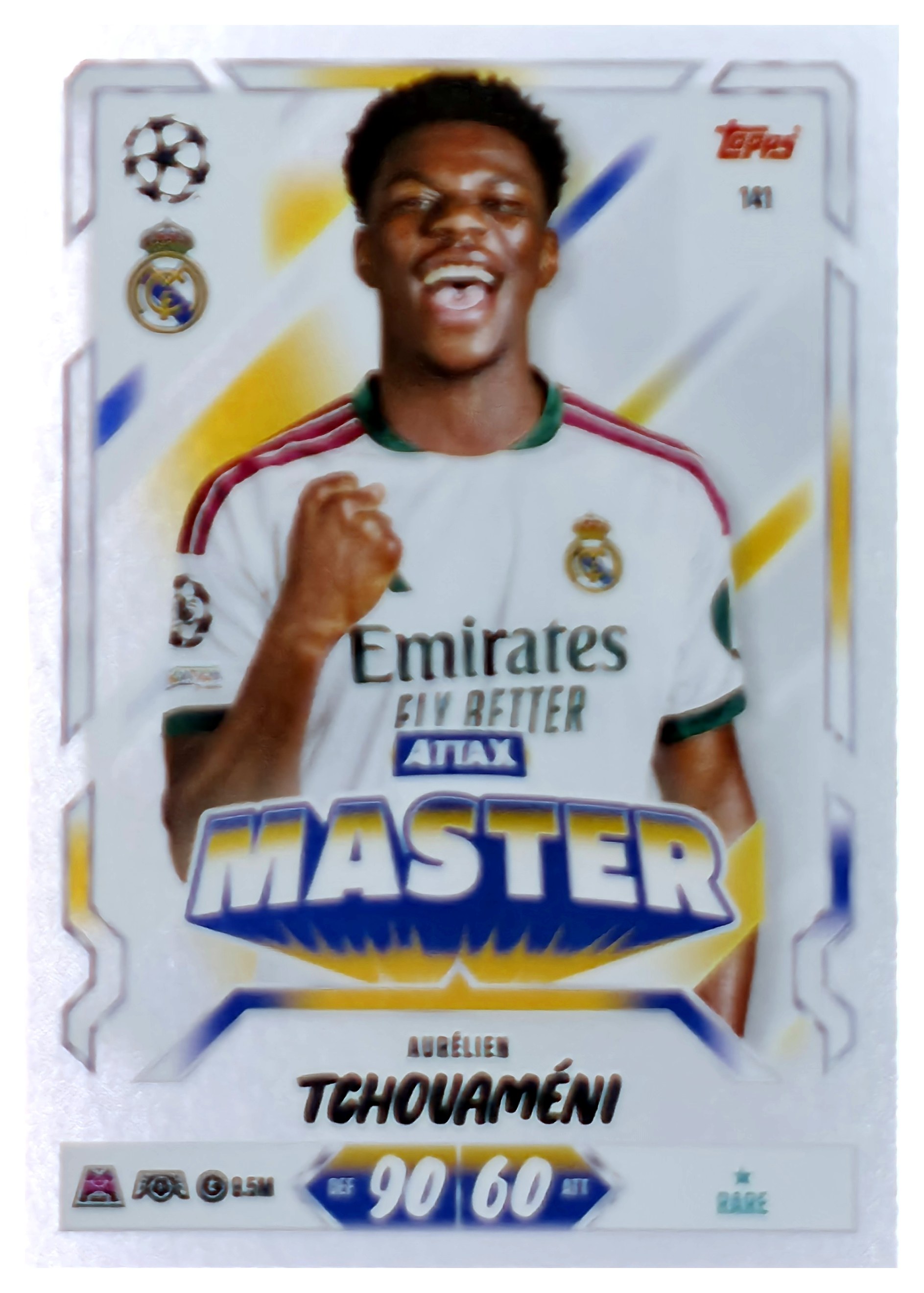 Aurélien Tchouaméni - Topps Match Attax UEFA Club Competitions Attax Master 2026-27, Nr. 141 (Art.-Nr. SG107665)