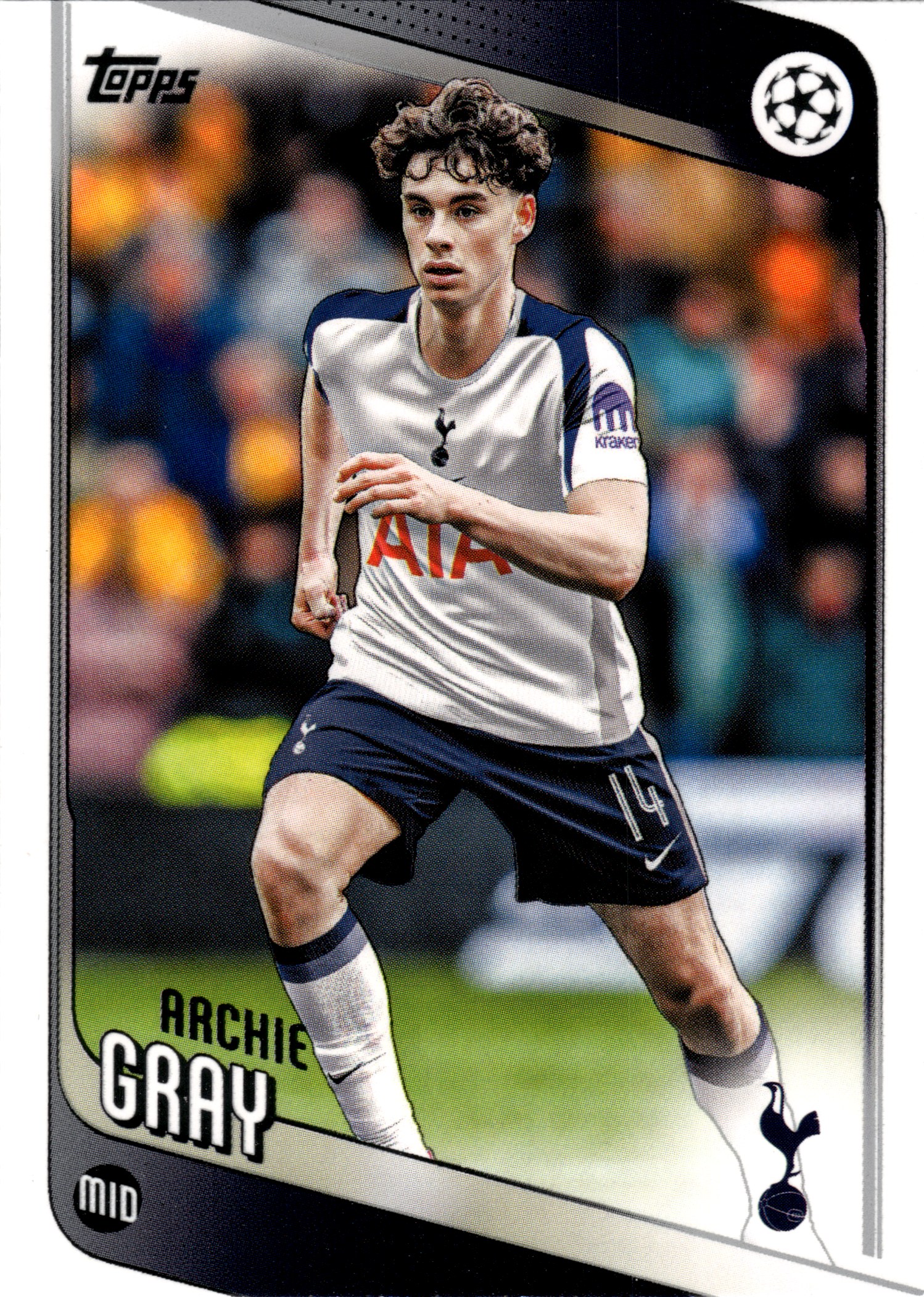 Archie Gray - Topps UEFA Club Competitions Base Set 2025-26, Nr. 165 (Art.-Nr. SG107937)