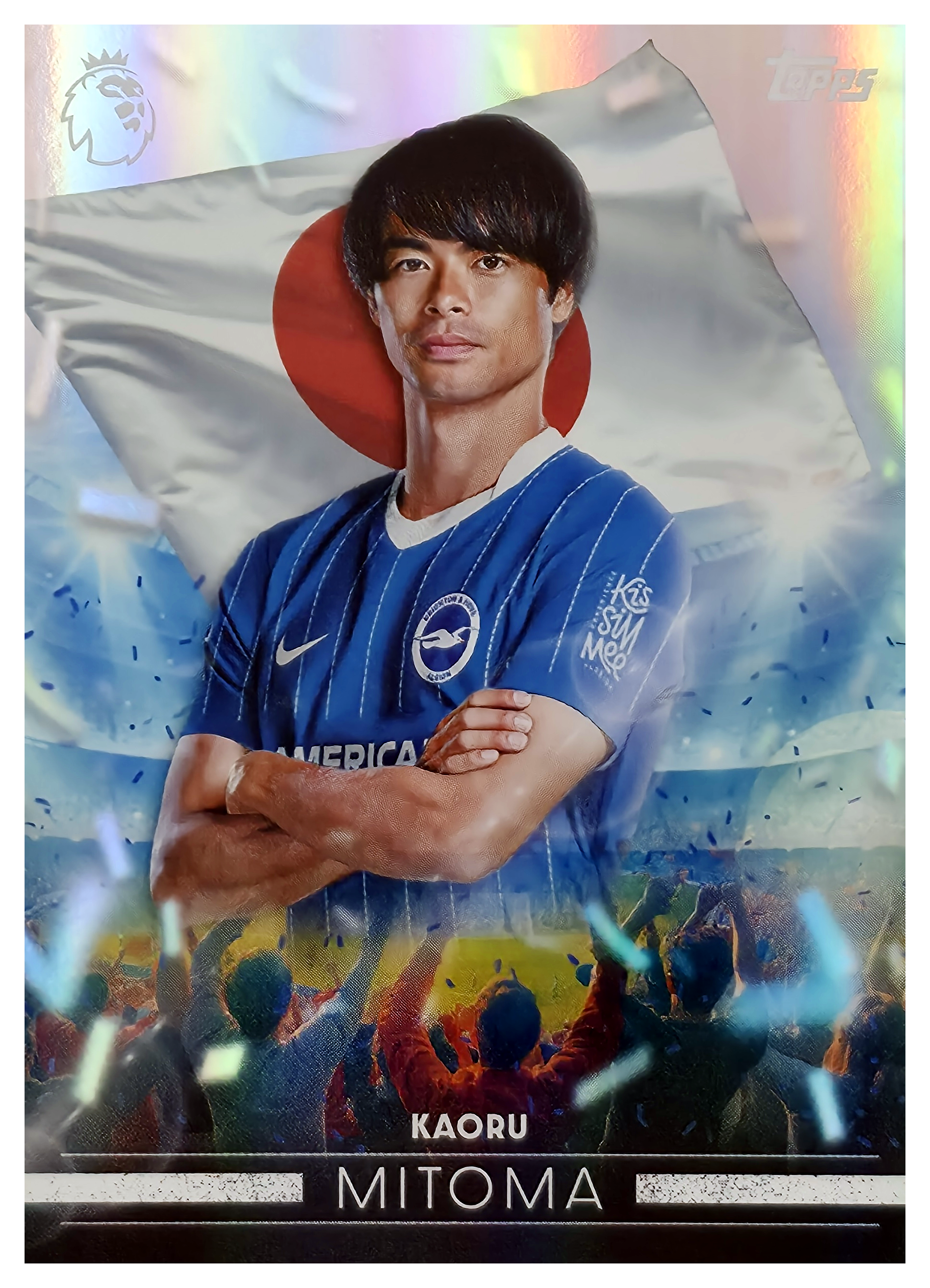 Kaoru Mitoma - Topps Flagship Premier League Flying the Flag 2026-27, Nr. FF 8 – Insert (Art.-Nr. SG105167)