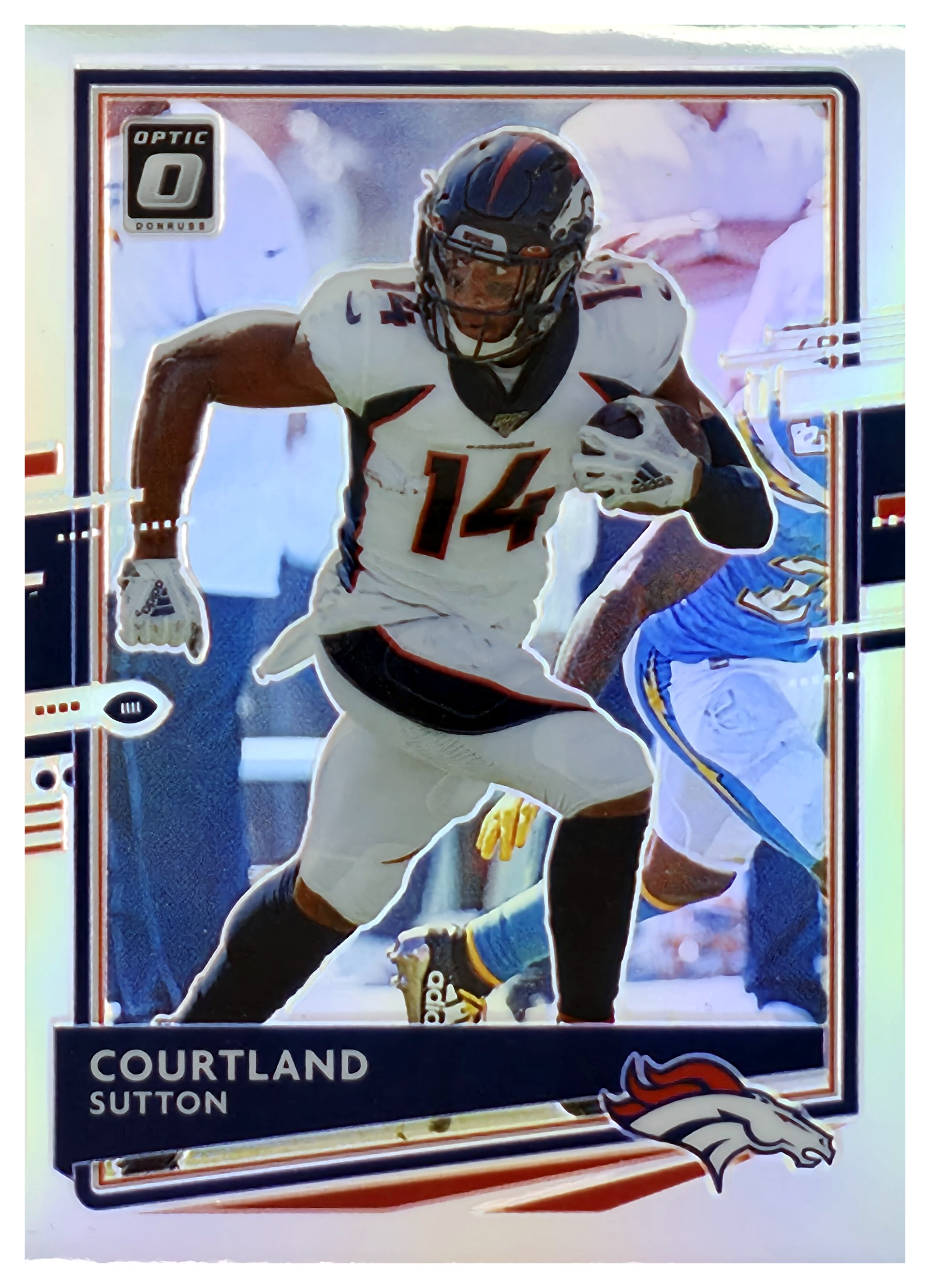 Courtland Sutton - Panini Donruss Optic Base Set 2020, Nr. 34 – Holo (Art.-Nr. SG108664)