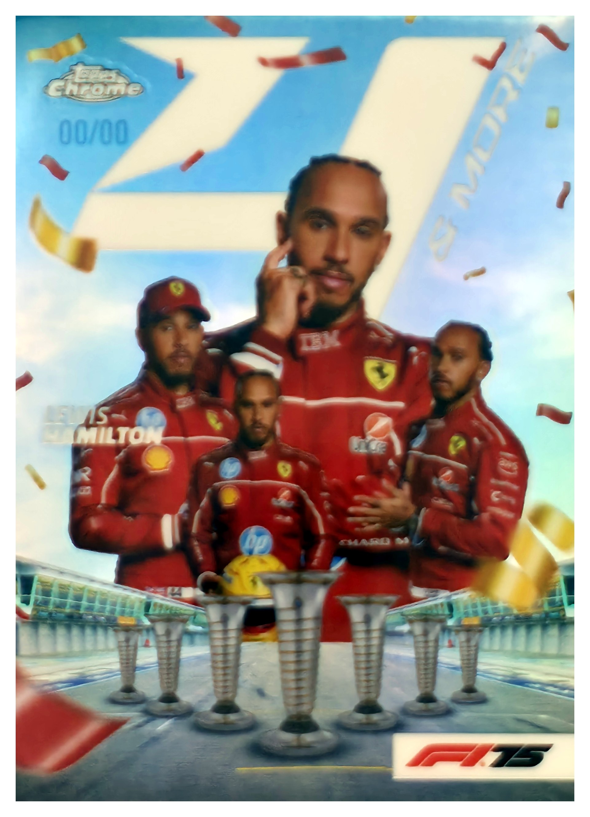 Lewis Hamilton - Topps Chrome Formula 1 Four & More 2025, Nr. 4N-2 (Art.-Nr. SG109014)