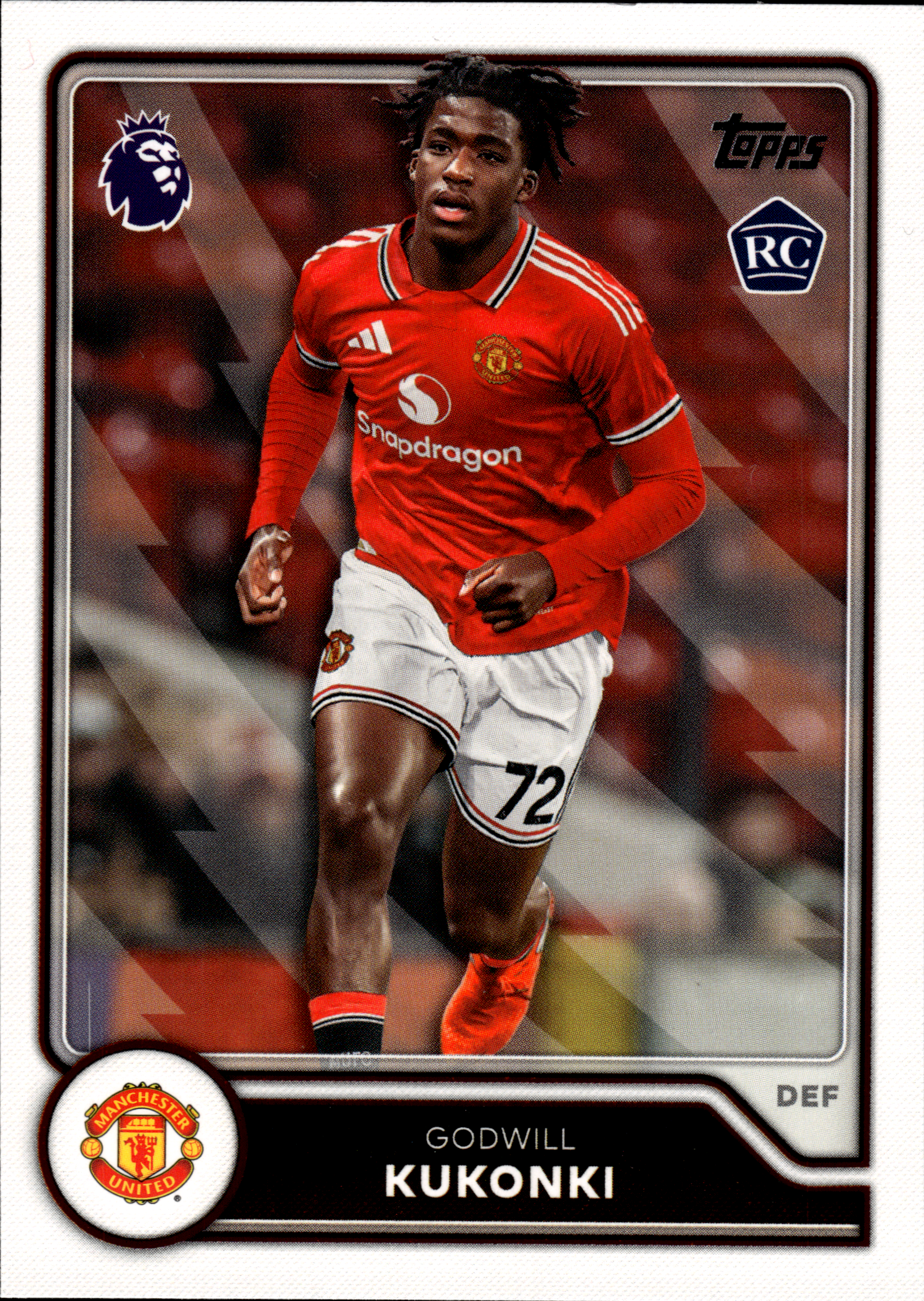 Godwill Kukonki - Topps Flagship Premier League Base Set 2026-27, Nr. 194 – Rookie Card (Art.-Nr. SG104682)