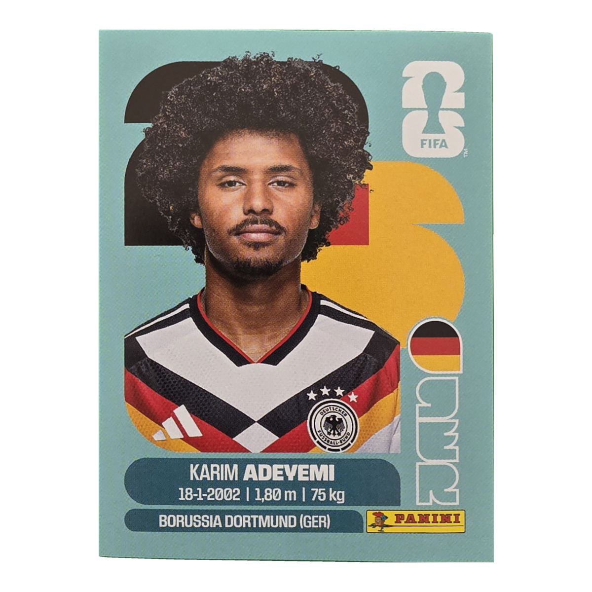 Karim Adeyemi - Deutschland, FIFA WM 2026, Nr. GER19
