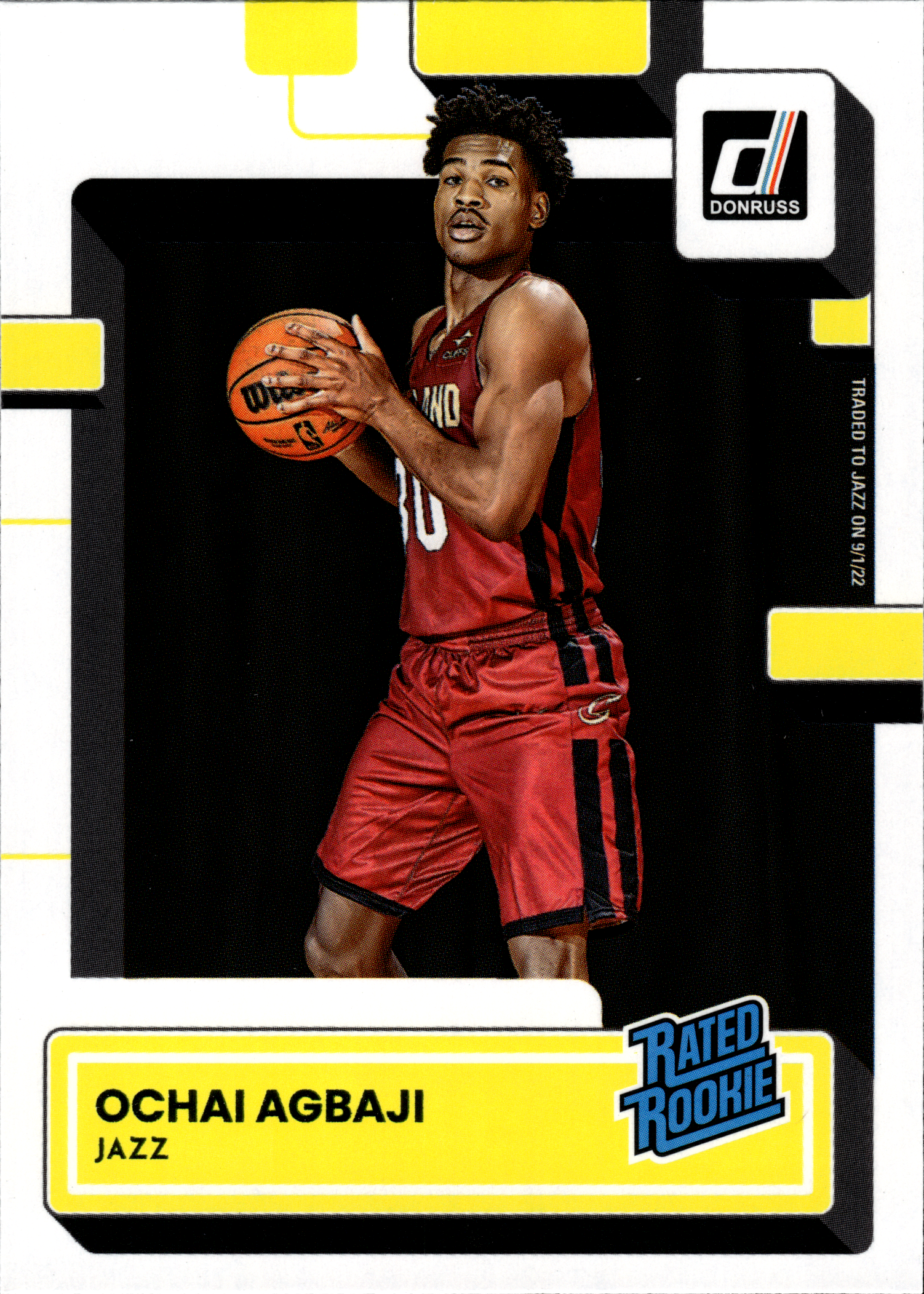 Ochai Agbaji - Panini Donruss Rated Rookie 2022-23, Nr. 214 – Rookie Card (Art.-Nr. SG103322)