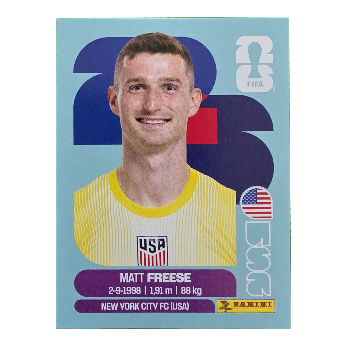 Matt Freese - USA, FIFA WM 2026, Nr. USA2