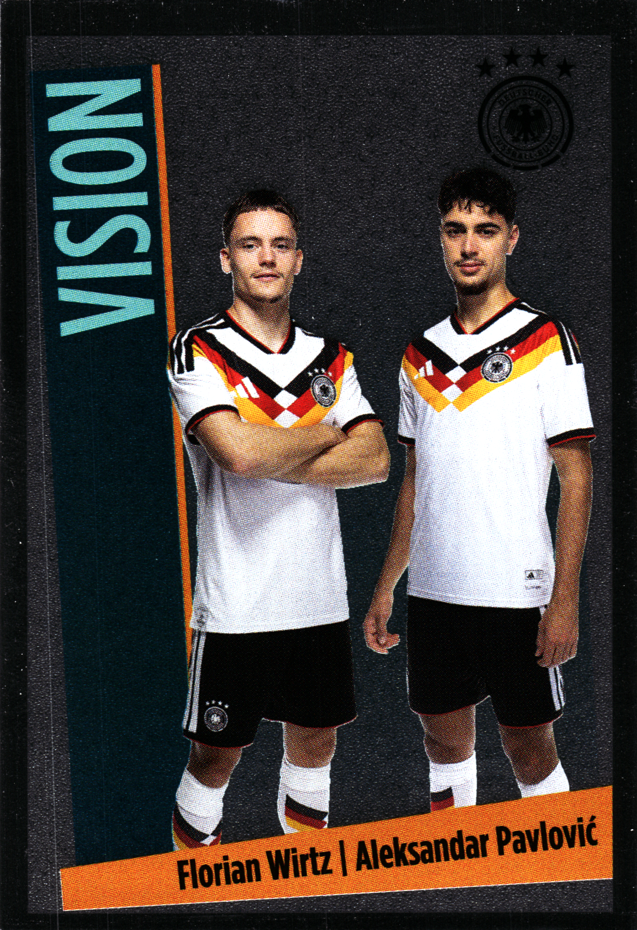 Florian Wirtz | Aleksandar Pavlović - Panini FIFA World Cup DFB-Sammelkarten 2026, Nr. 5 – Chrome (Art.-Nr. SG102511)
