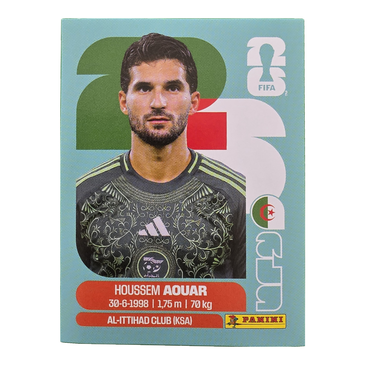 Houssem Aquar - Algerien, FIFA WM 2026, Nr. ALG9