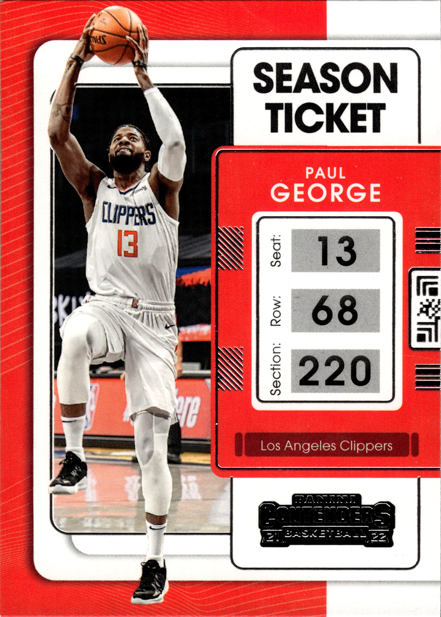 Paul George - Panini Contenders Season Ticket 2021-22, Nr. 32 (Art.-Nr. SG103648)