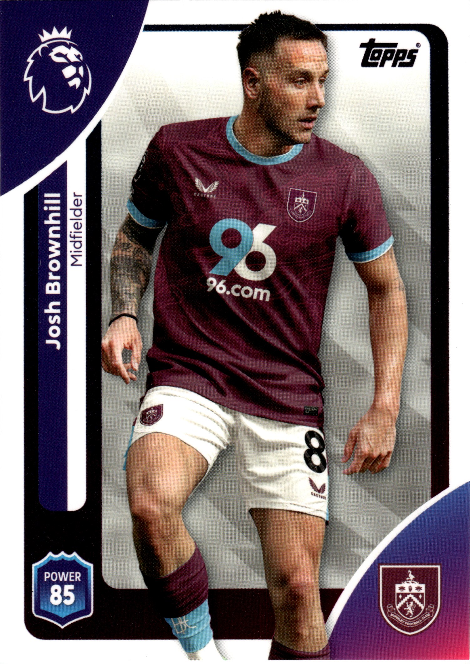 Josh Brownhill - Topps Match Attax Premier League Base Set 2025-26, Nr. 315 (Art.-Nr. SG107864)