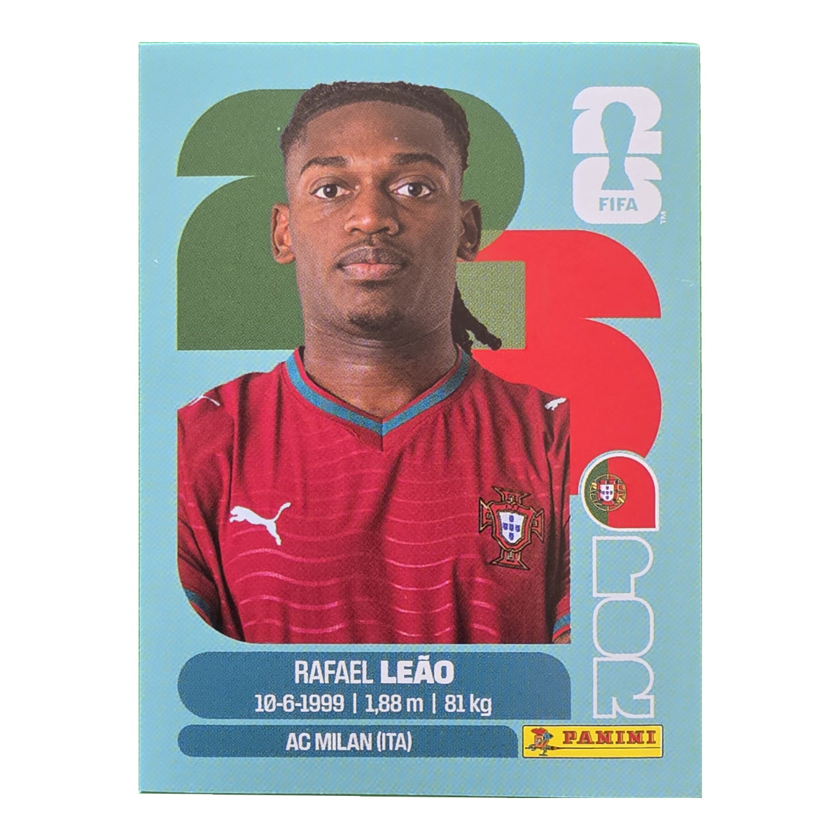 Rafael Leão - Portugal, FIFA WM 2026, Nr. POR20