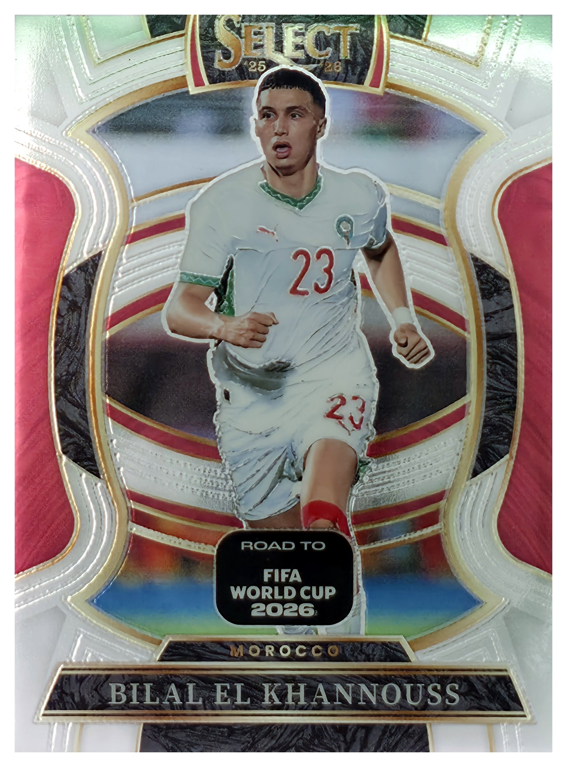 Bilal El Khannouss - Panini Select FIFA Road to World Cup Terrace 2025-26, Nr. 53 (Art.-Nr. SG110854)