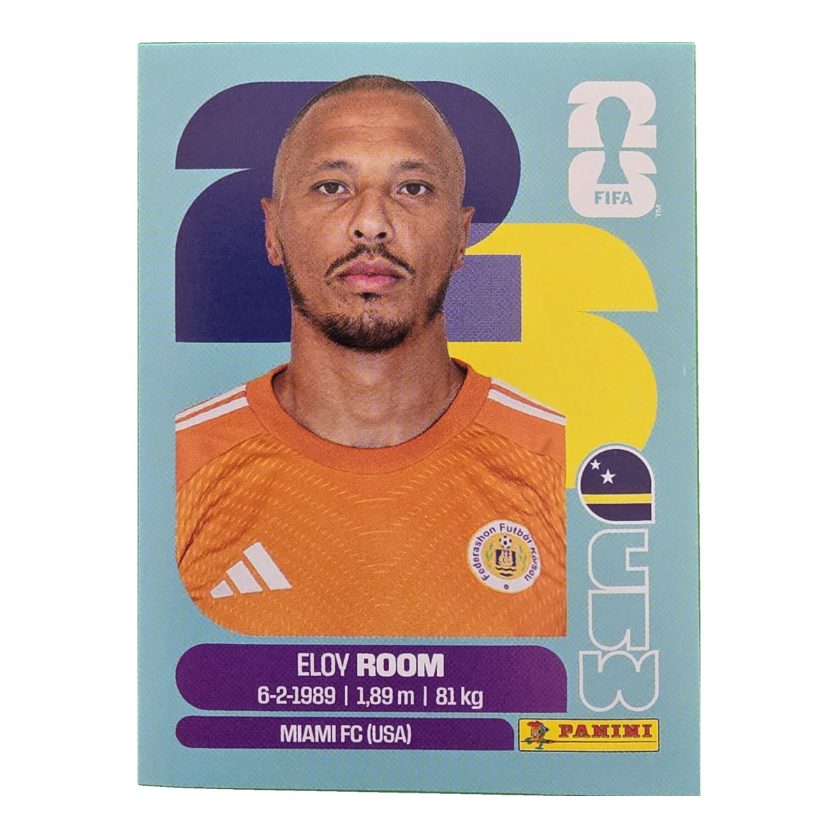 Eloy Room - Curaçao, FIFA WM 2026, Nr. CUW2