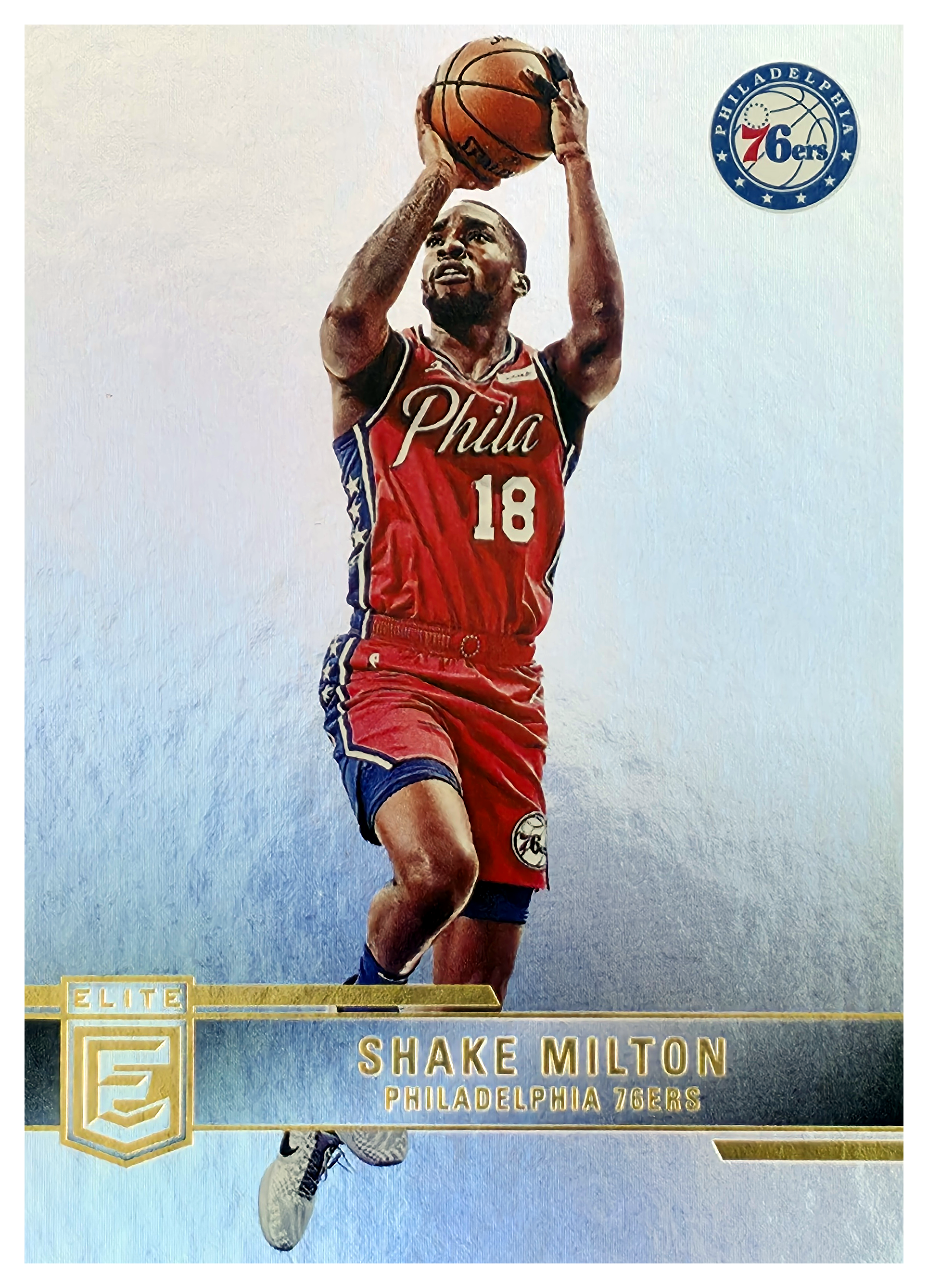 Shake Milton - Panini Donruss Elite Base Set 2021-22, Nr. 112 (Art.-Nr. SG106562)