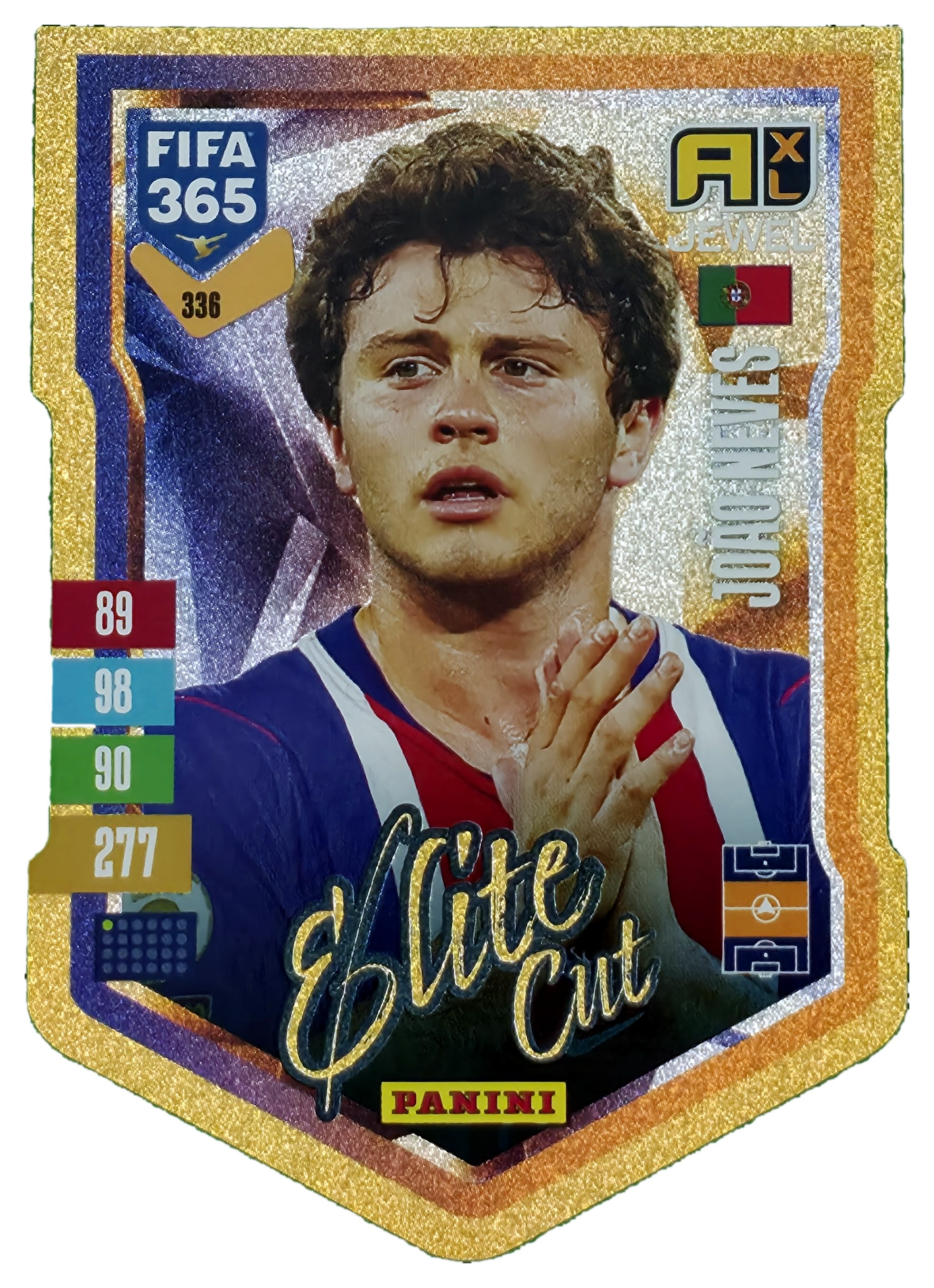 João Neves - Panini Adrenalyn XL FIFA 365 Elite Cut 2026-27, Nr. 336 – Insert
