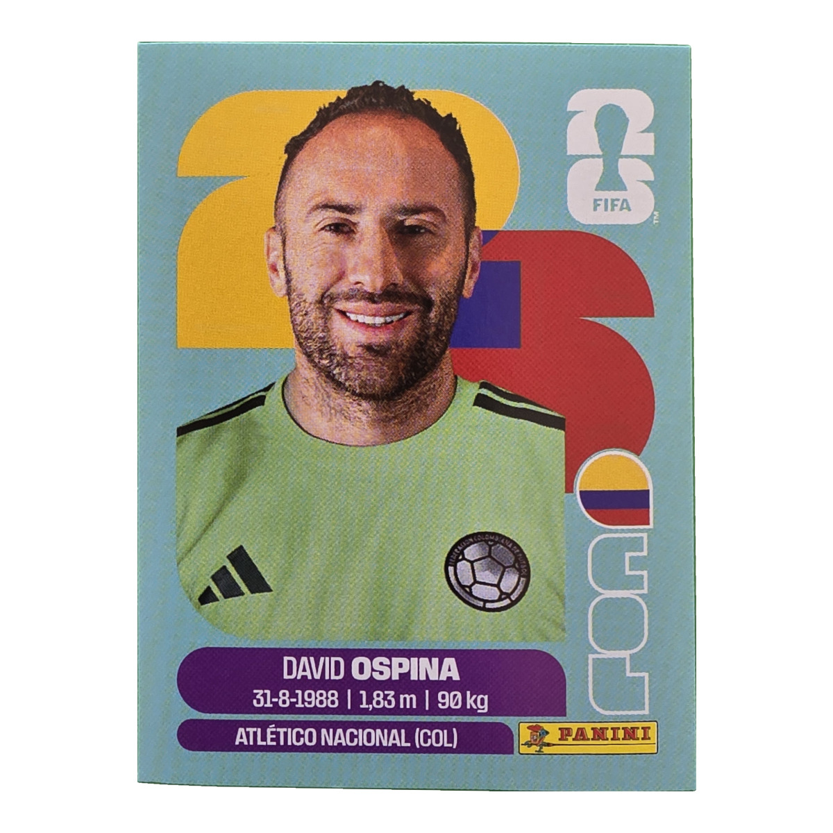 David Ospina - Kolumbien, FIFA WM 2026, Nr. COL3