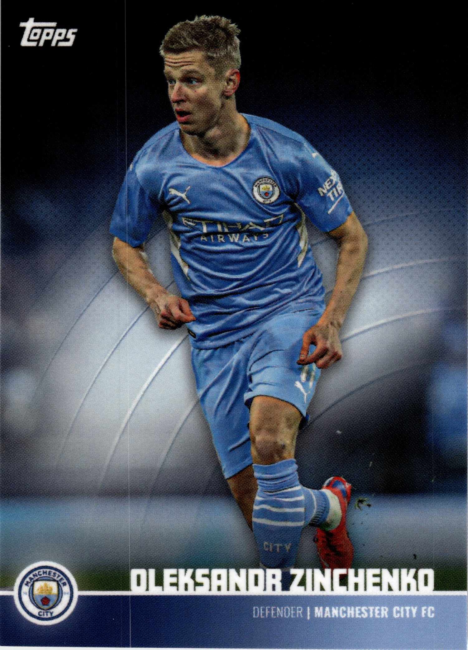 Oleksandr Zinchenko - Topps Manchester City Team Set Base Set 2021-22 (Art.-Nr. SG106347)