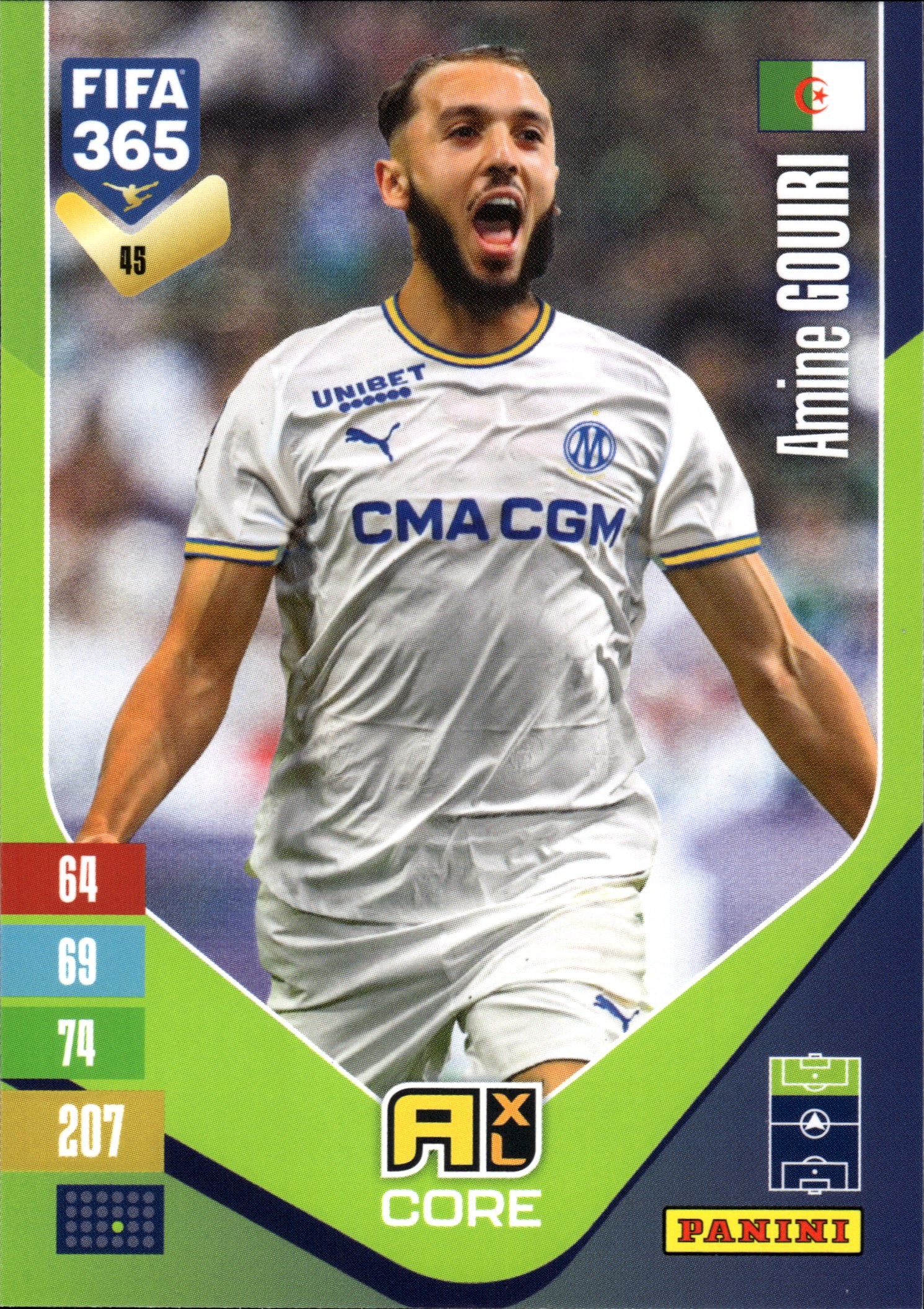 Amine Gouiri - Panini Adrenalyn XL FIFA 365 Base Set 2026-27, Nr. 45 (Art.-Nr. SG110099)