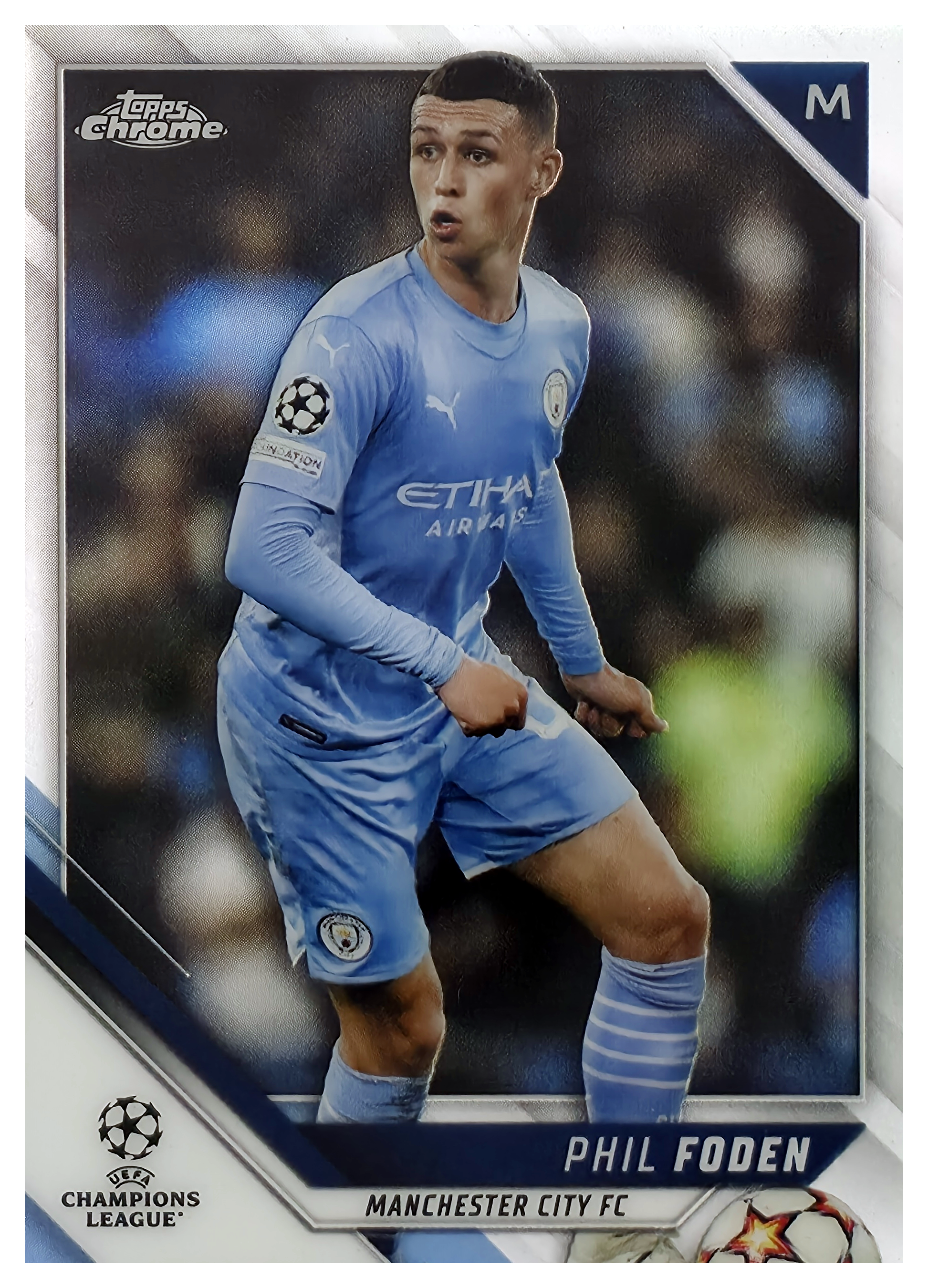 Phil Foden - Topps Chrome UEFA Champions League Base Set 2021-22, Nr. 129 (Art.-Nr. SG106408)