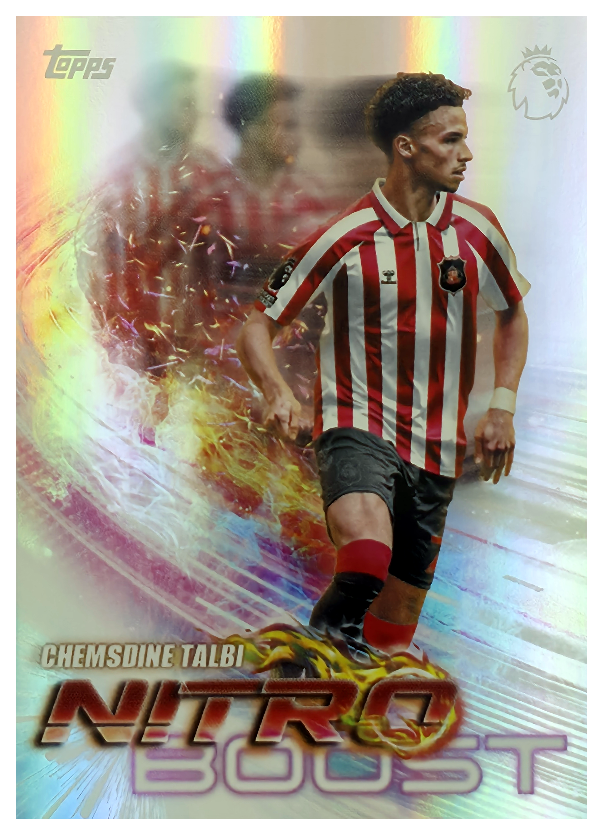 Chemsdine Talbi - Topps Flagship Premier League Nitro Boost 2026-27, Nr. NB 21 – Insert (Art.-Nr. SG105120)