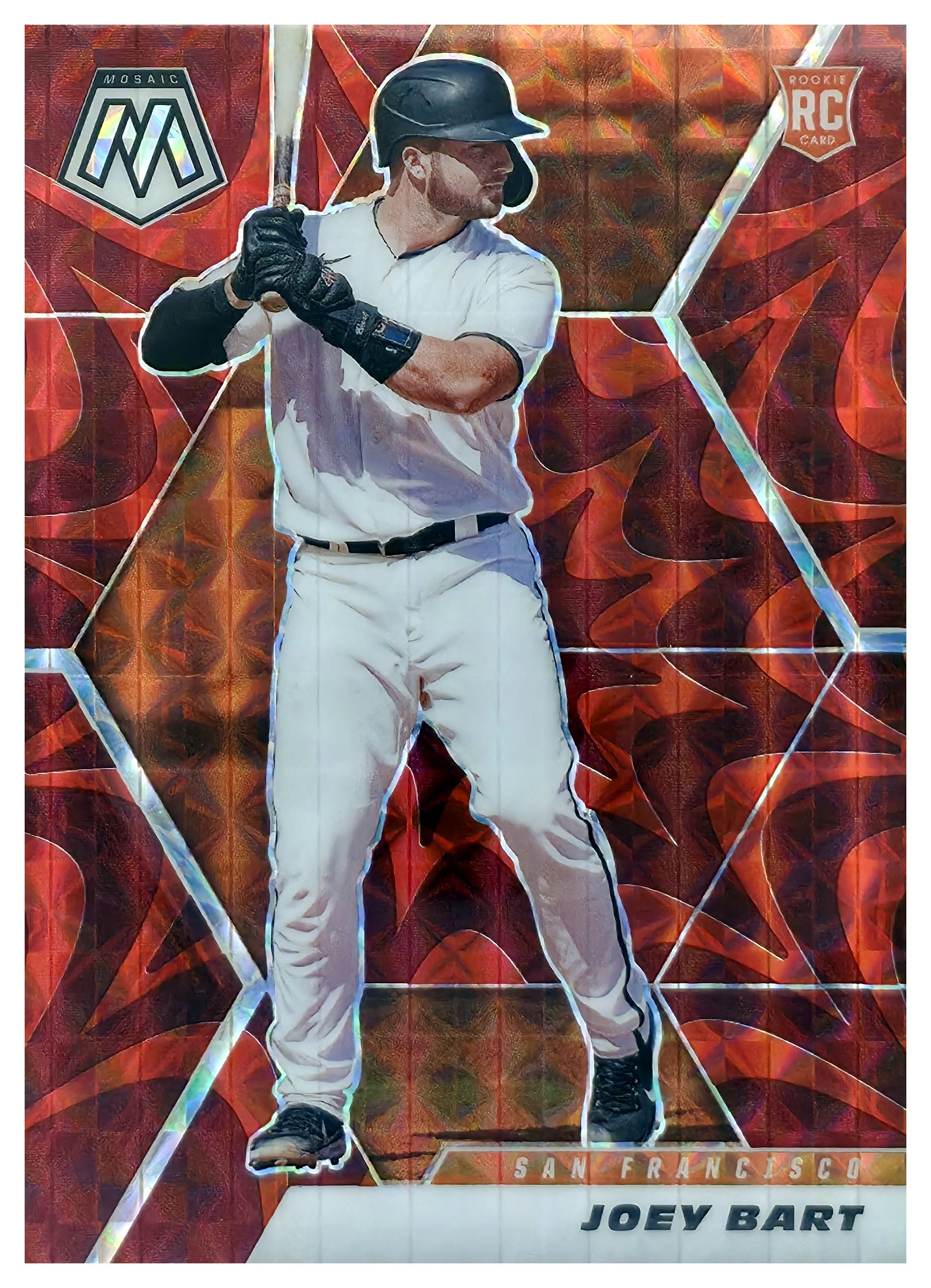 Joey Bart - Panini Mosaic Base Set 2021, Nr. 212 – Rookie Card, Reactive Red (Art.-Nr. SG106208)