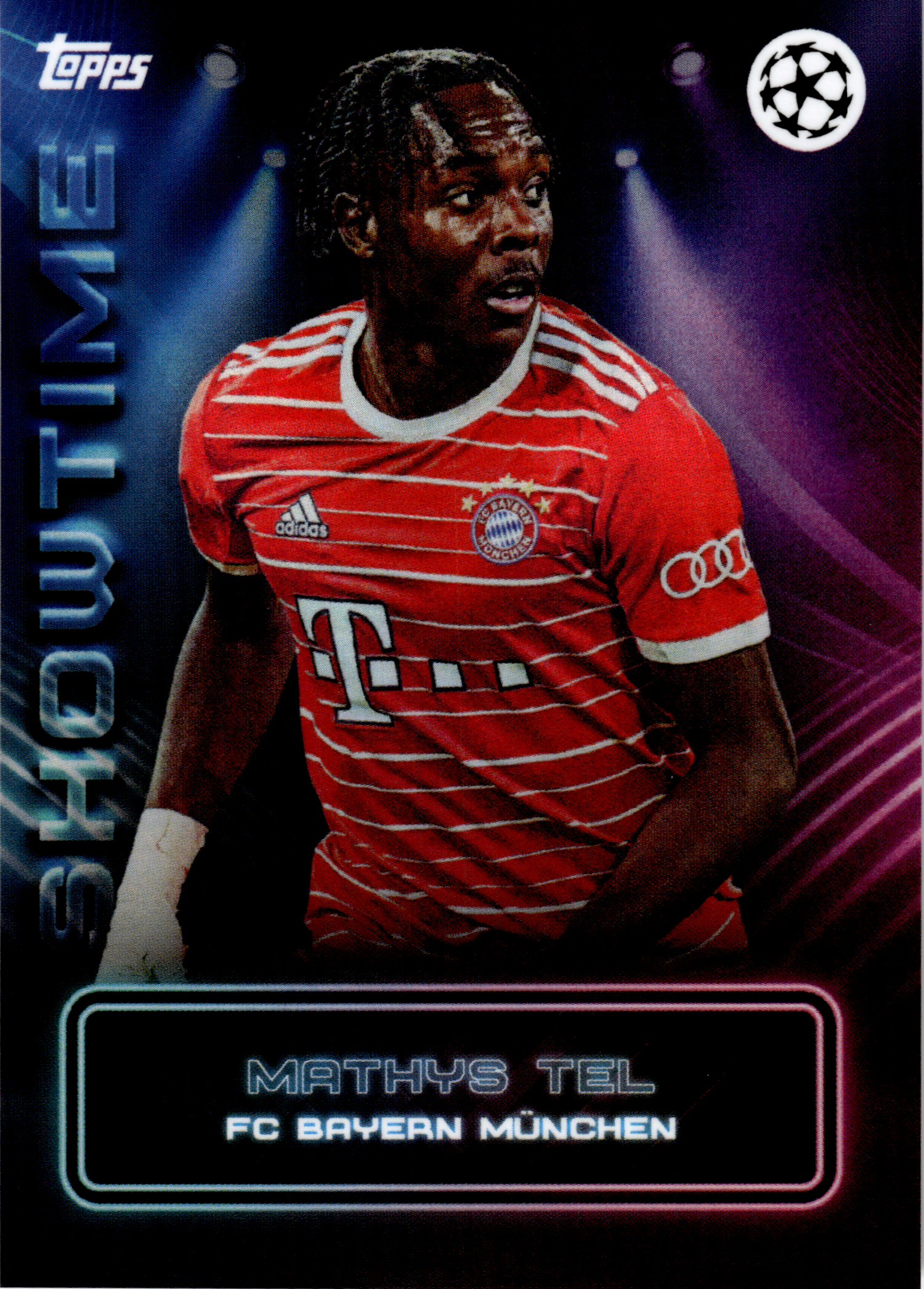 Mathys Tel - Topps UEFA Club Competitions Showtime 2023-24 (Art.-Nr. SG102949)
