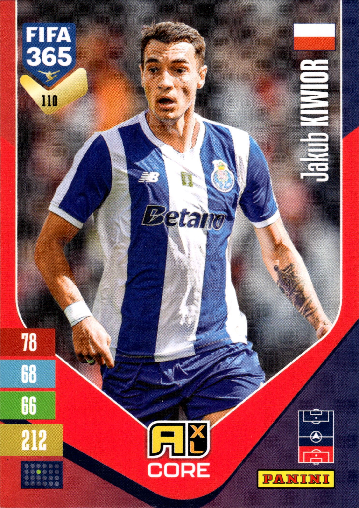 Jakub Kiwior - Panini Adrenalyn XL FIFA 365 Base Set 2026-27, Nr. 110 (Art.-Nr. SG110206)