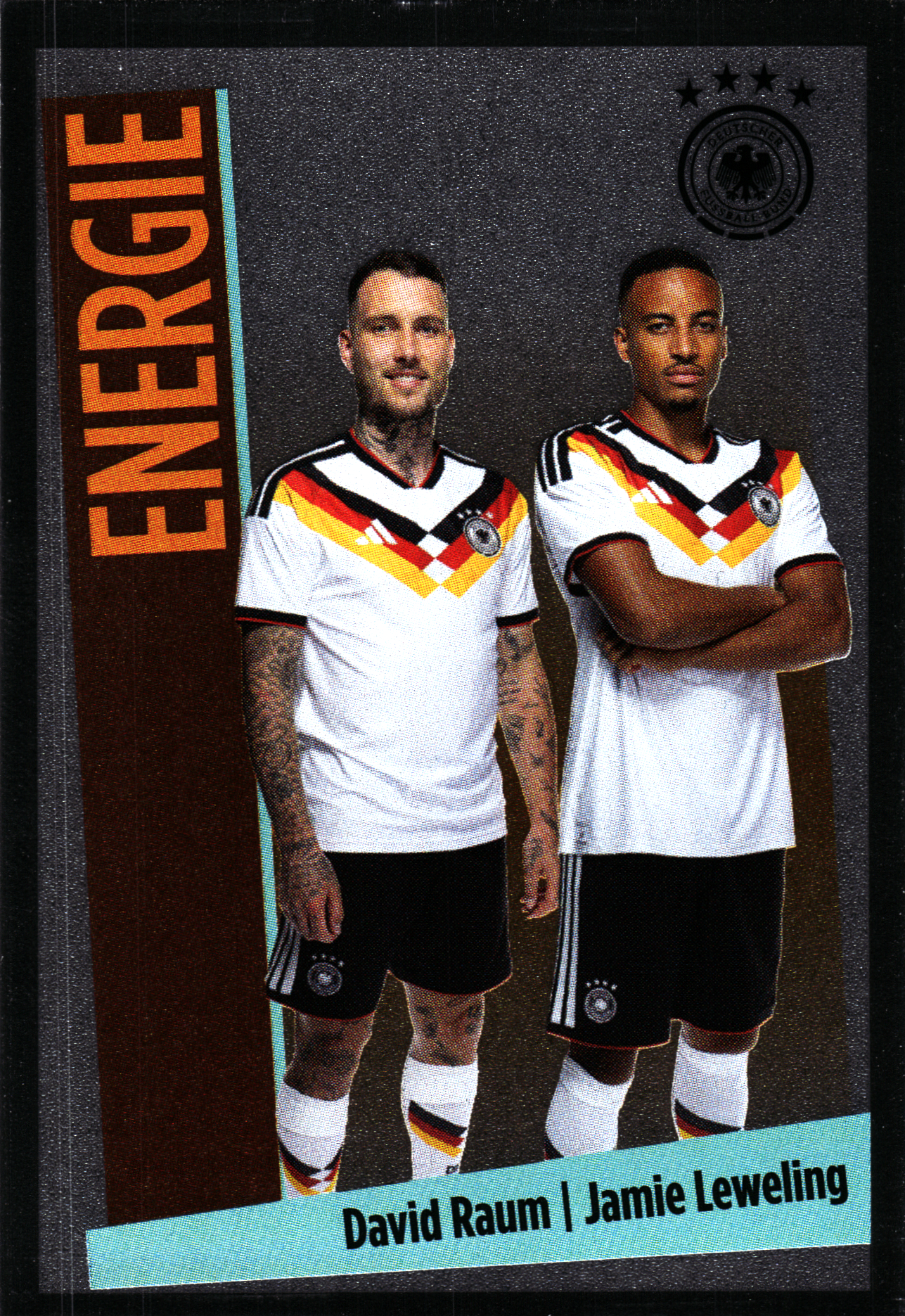 David Raum | Jamie Leweling - Panini FIFA World Cup DFB-Sammelkarten 2026, Nr. 3 – Chrome (Art.-Nr. SG102514)